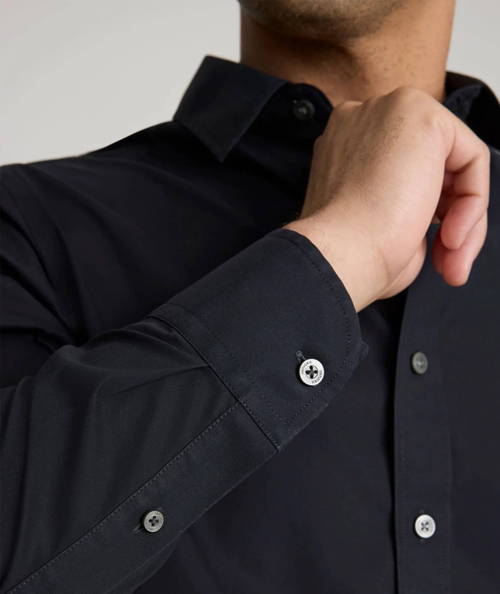 Wrinkle-Free Stretch Cotton Arden Shirt - Image 4