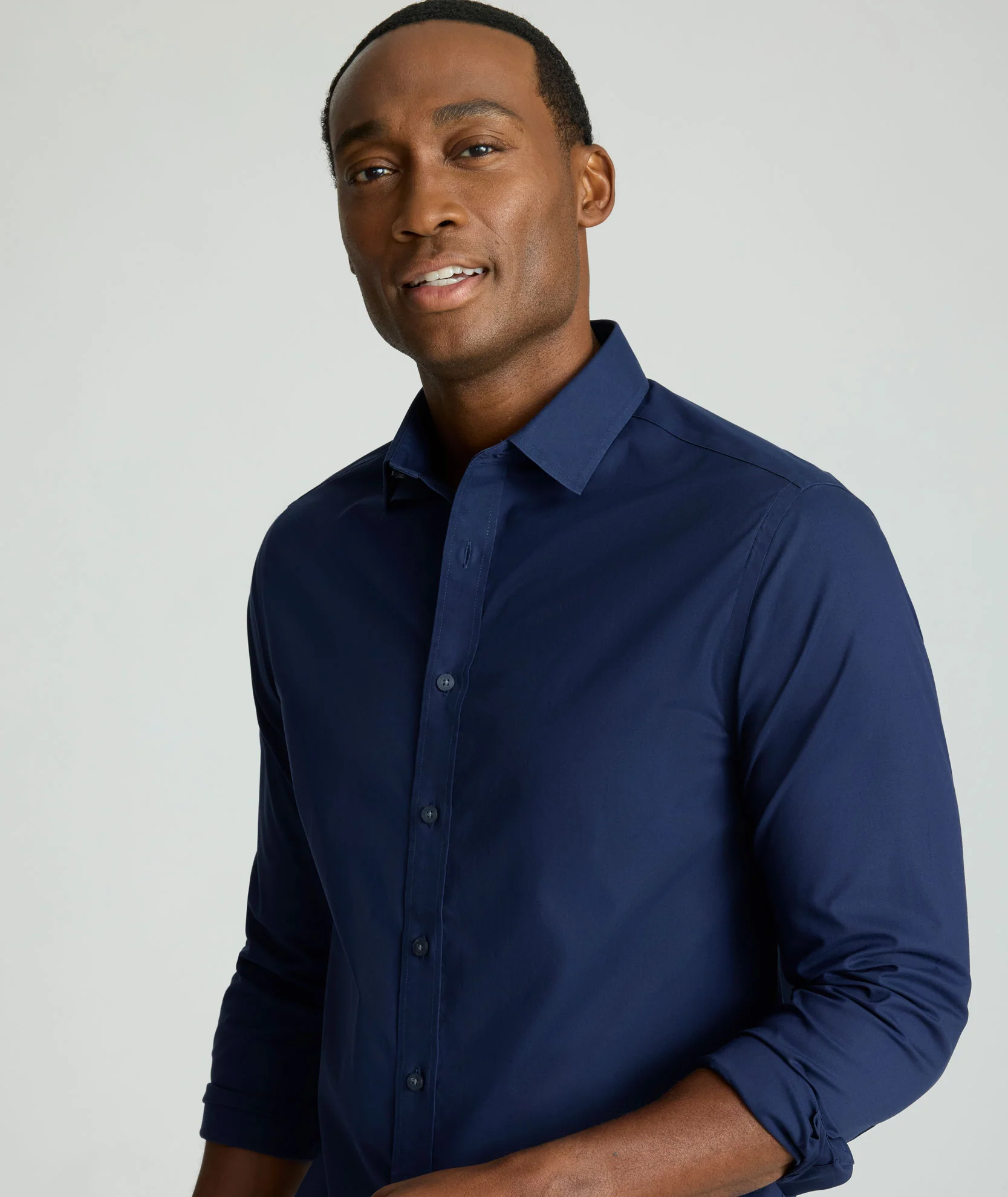 Wrinkle-Free Stretch Cotton Arden Shirt - Image 2