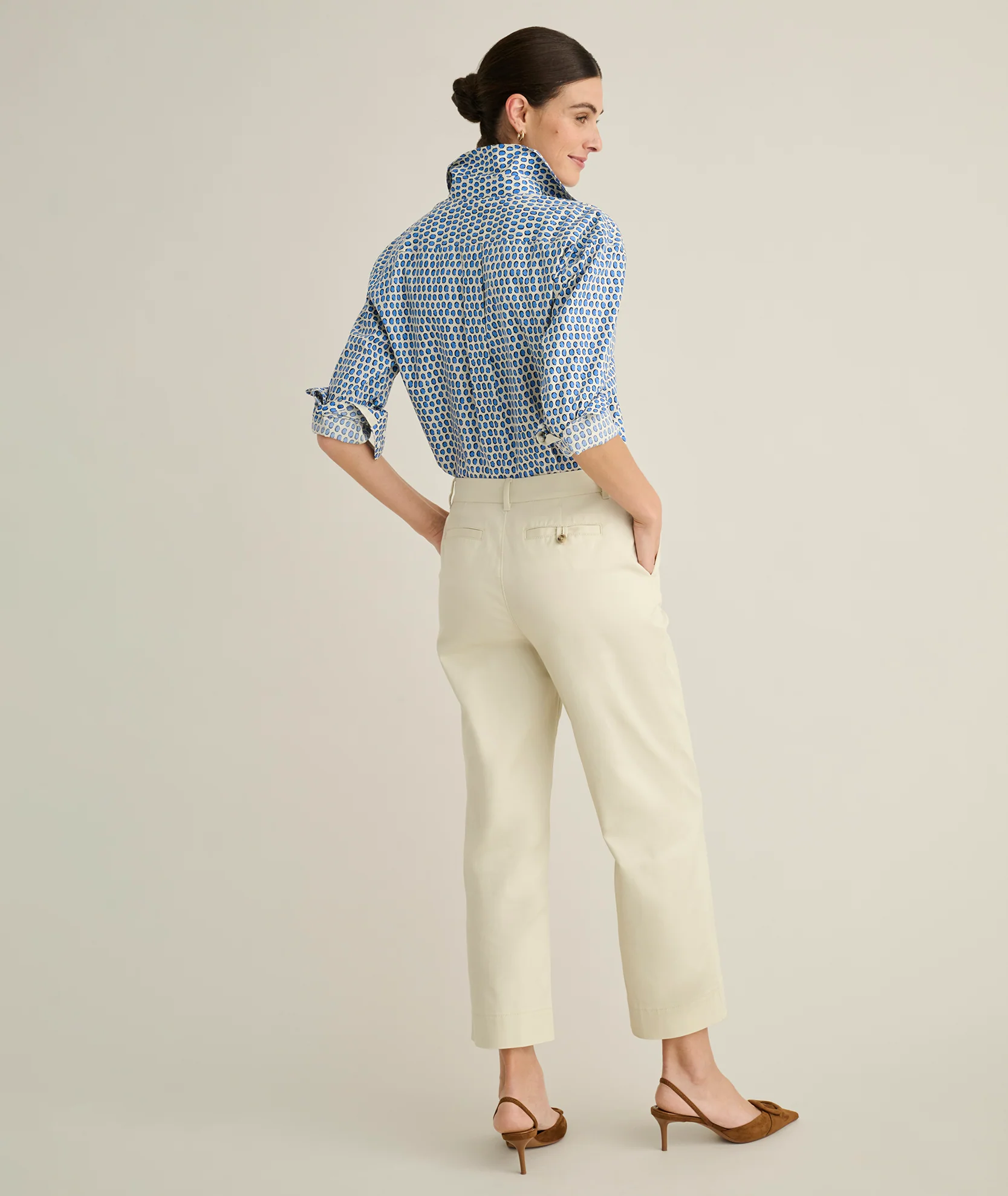 Stretch Twill Ava Cropped Pant - Image 4
