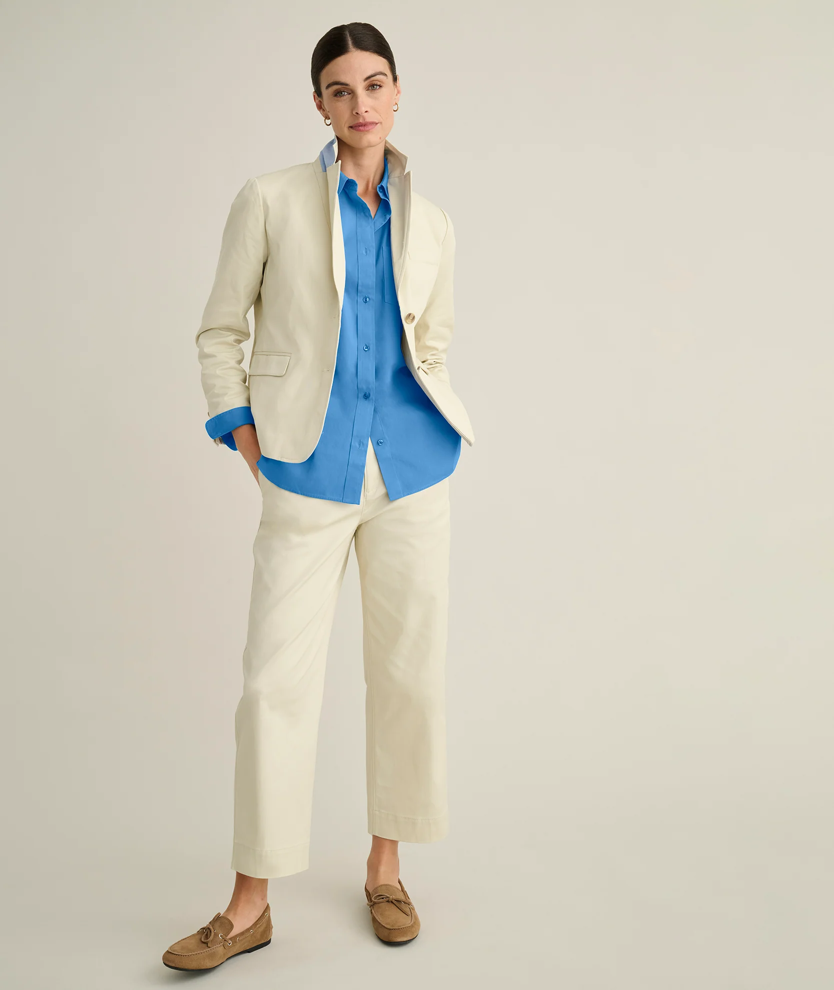 Stretch Twill Ava Cropped Pant - Image 6