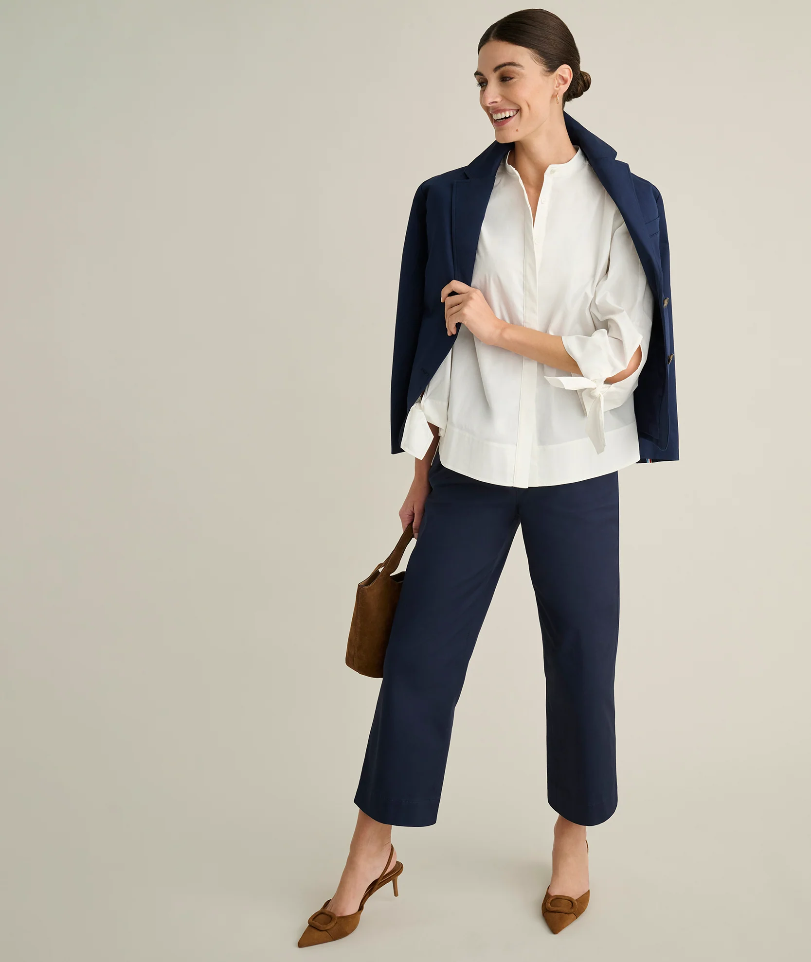 Stretch Twill Ava Cropped Pant - Image 3