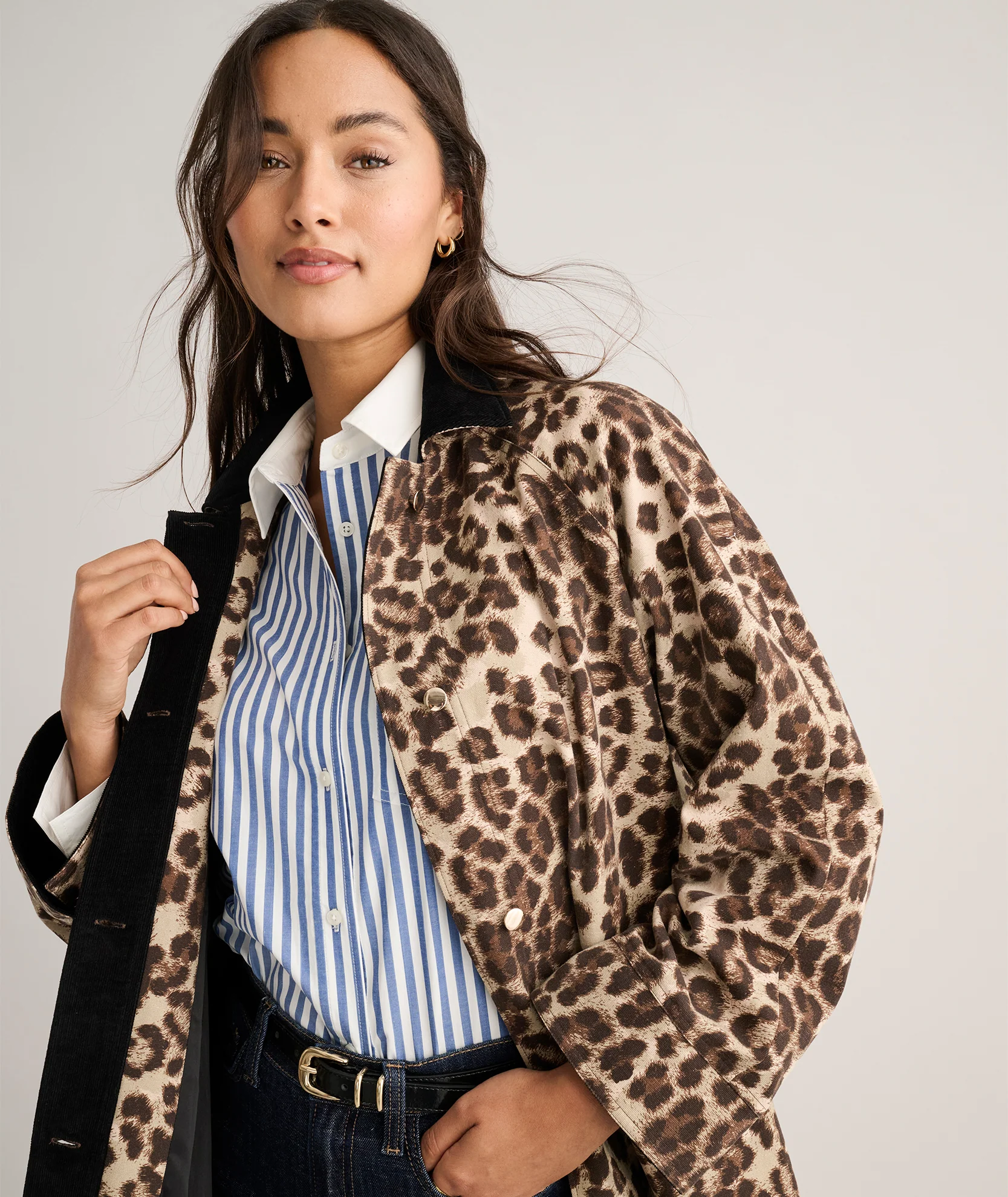 Leopard Canvas Blake Jacket - Image 5