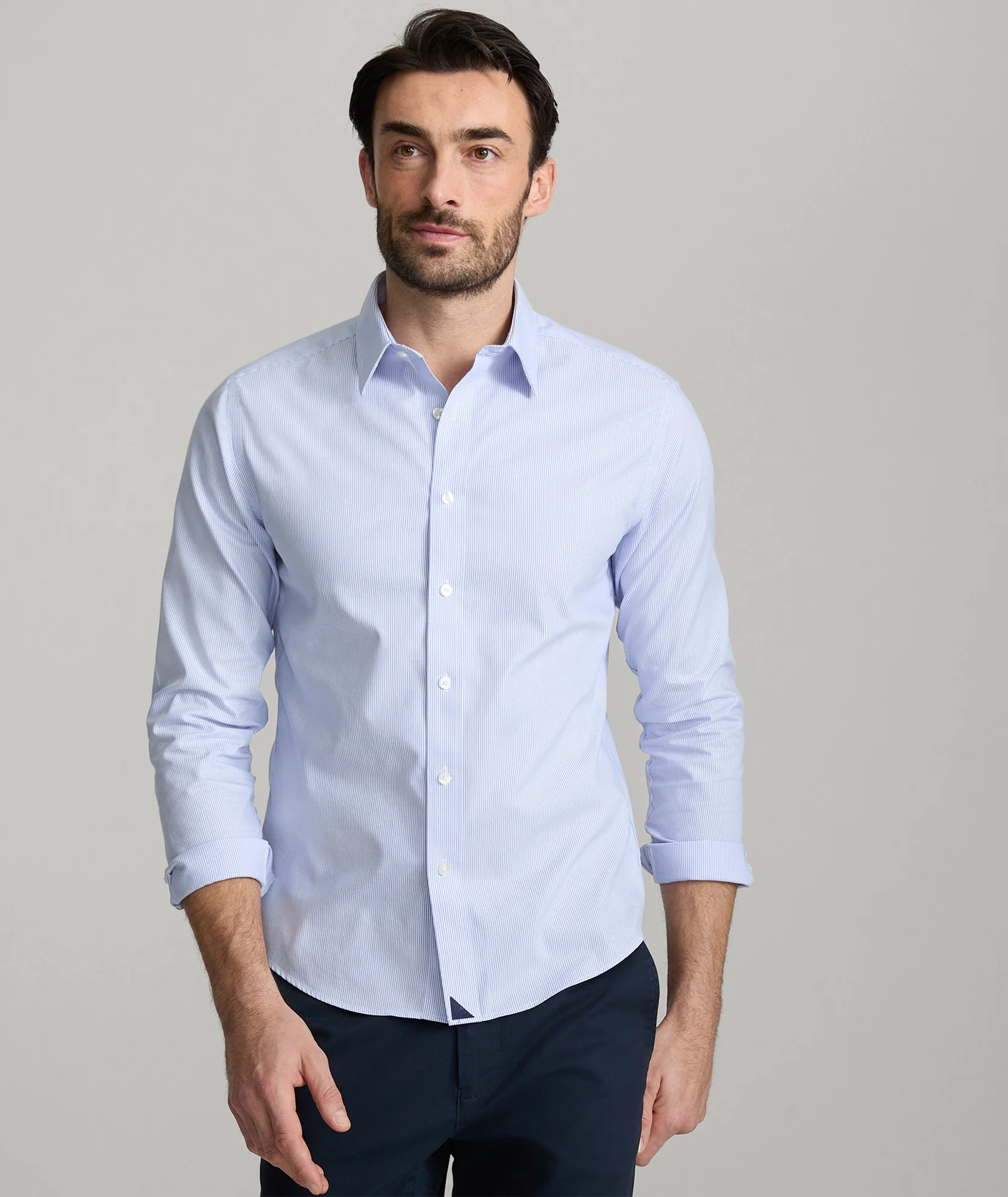 Wrinkle-Free Bordeaux Shirt - Image 2