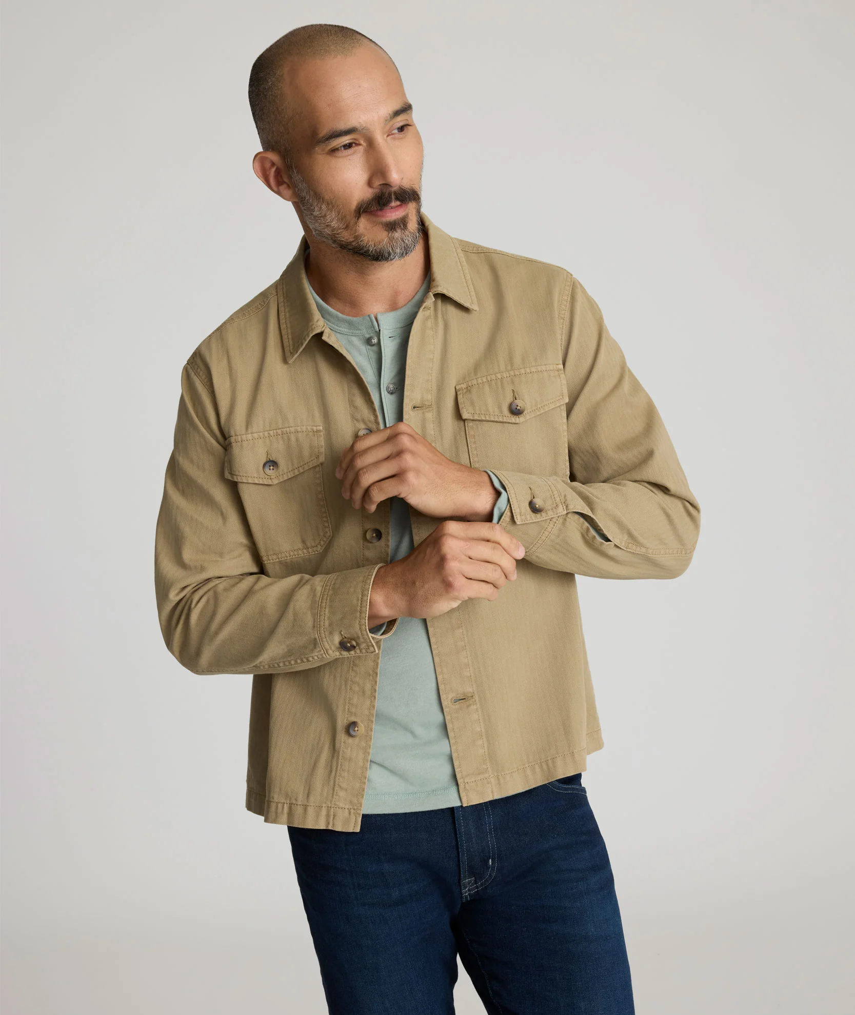 Herringbone Overshirt - Image 5
