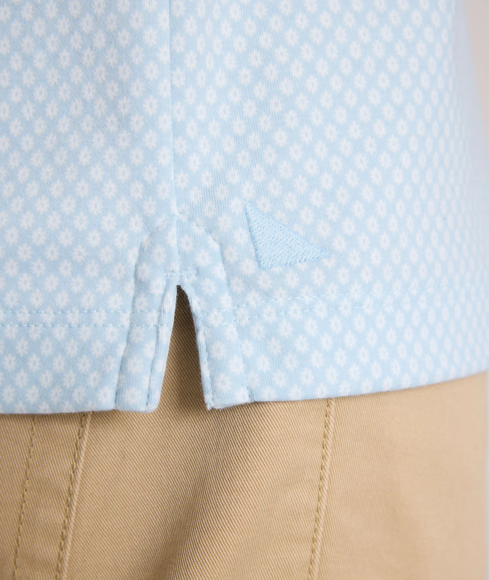 Wrinkle-Free Printed Damaschino Polo - FINAL SALE - Image 5