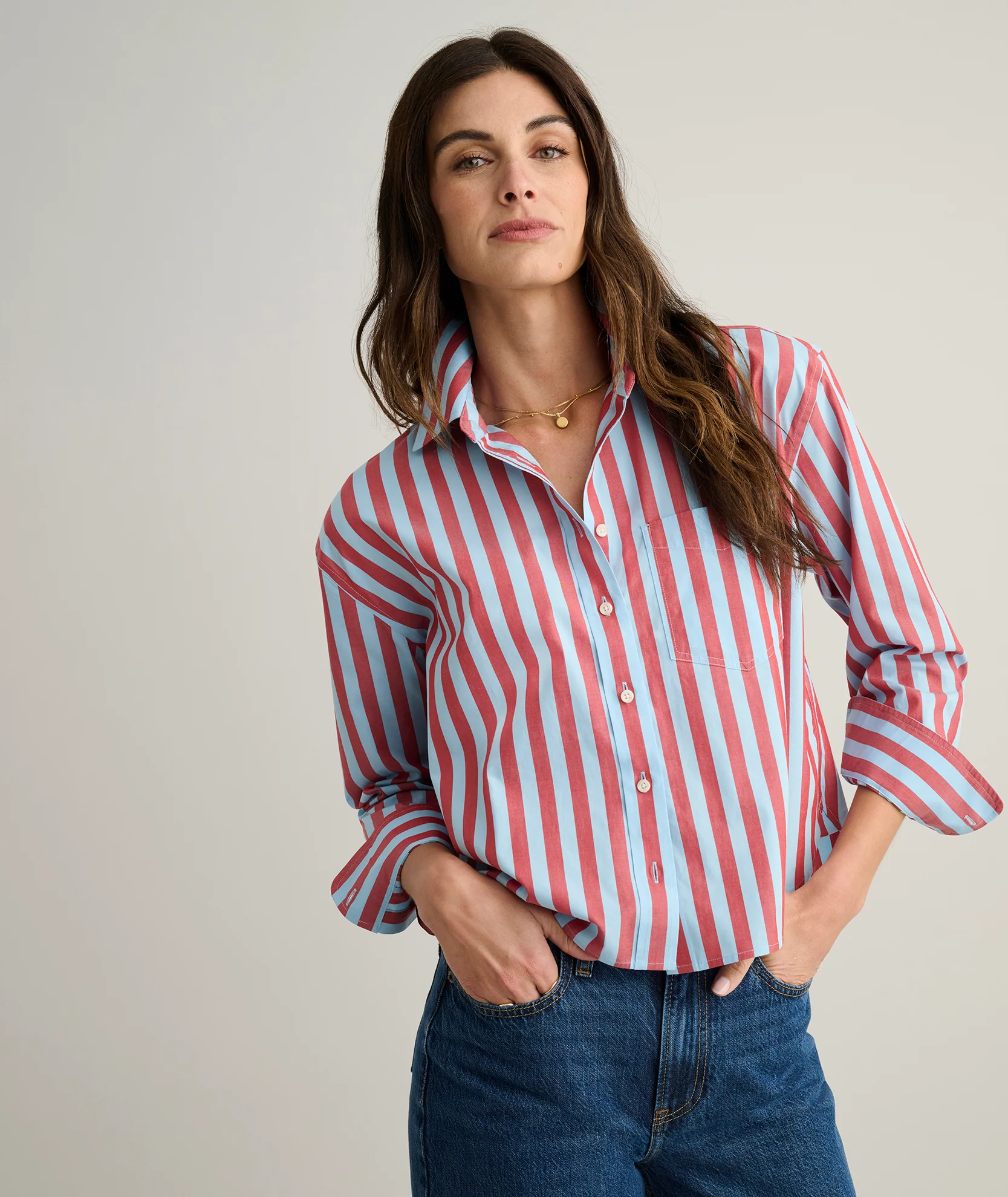 Wrinkle-Free Untucked Fit Crosby Shirt - Image 4