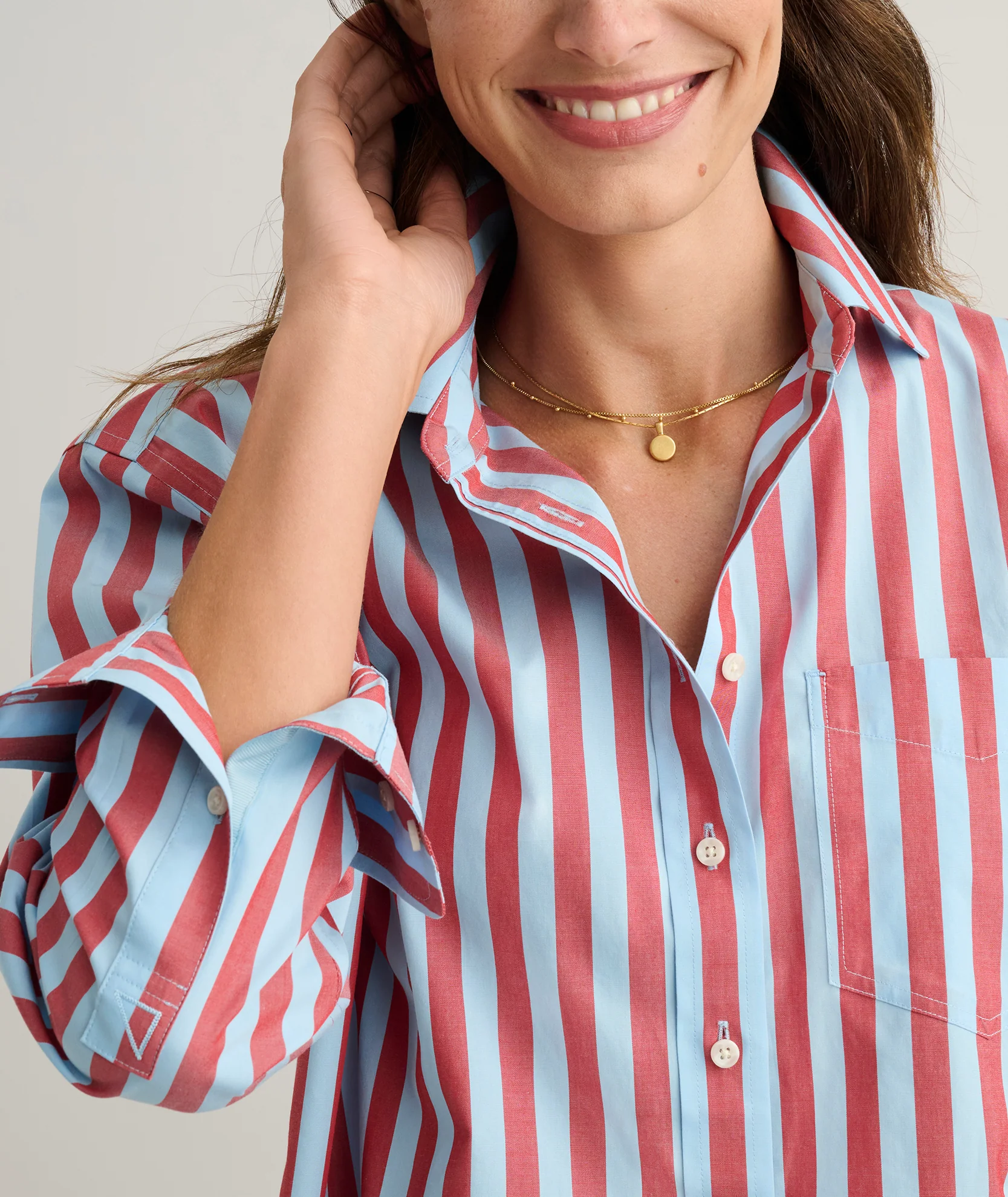 Wrinkle-Free Untucked Fit Crosby Shirt - Image 6
