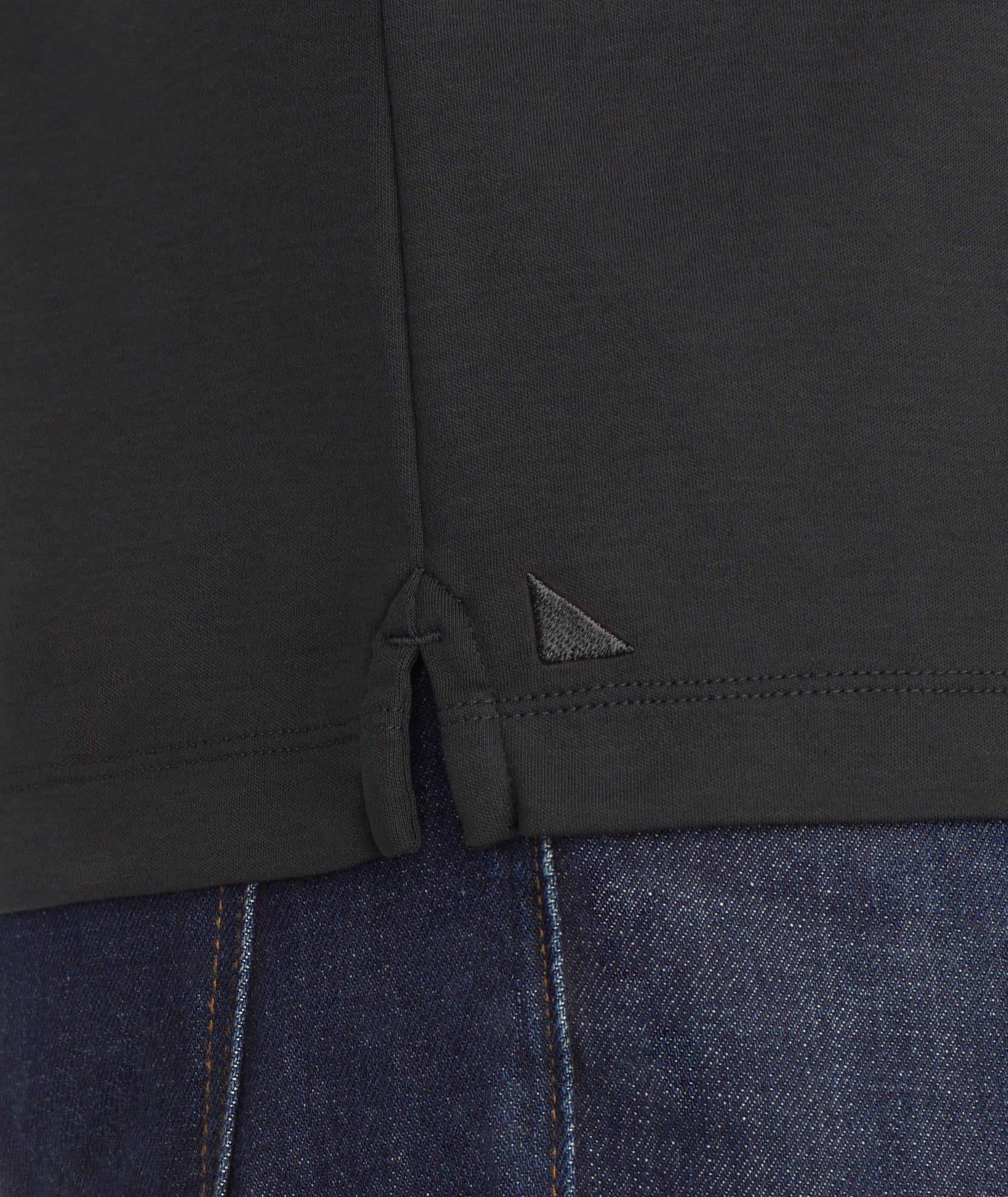 Wrinkle-Free Damaschino Long-Sleeve Polo - Image 3