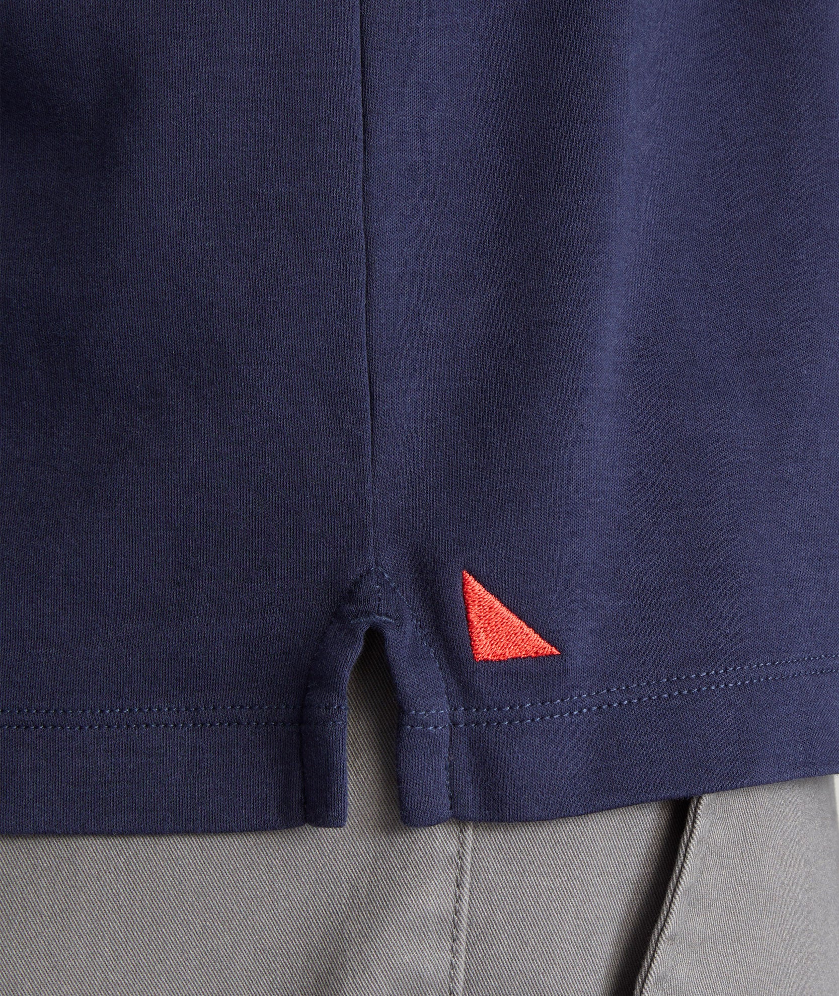 Wrinkle-Free Damaschino Long-Sleeve Polo - Image 3