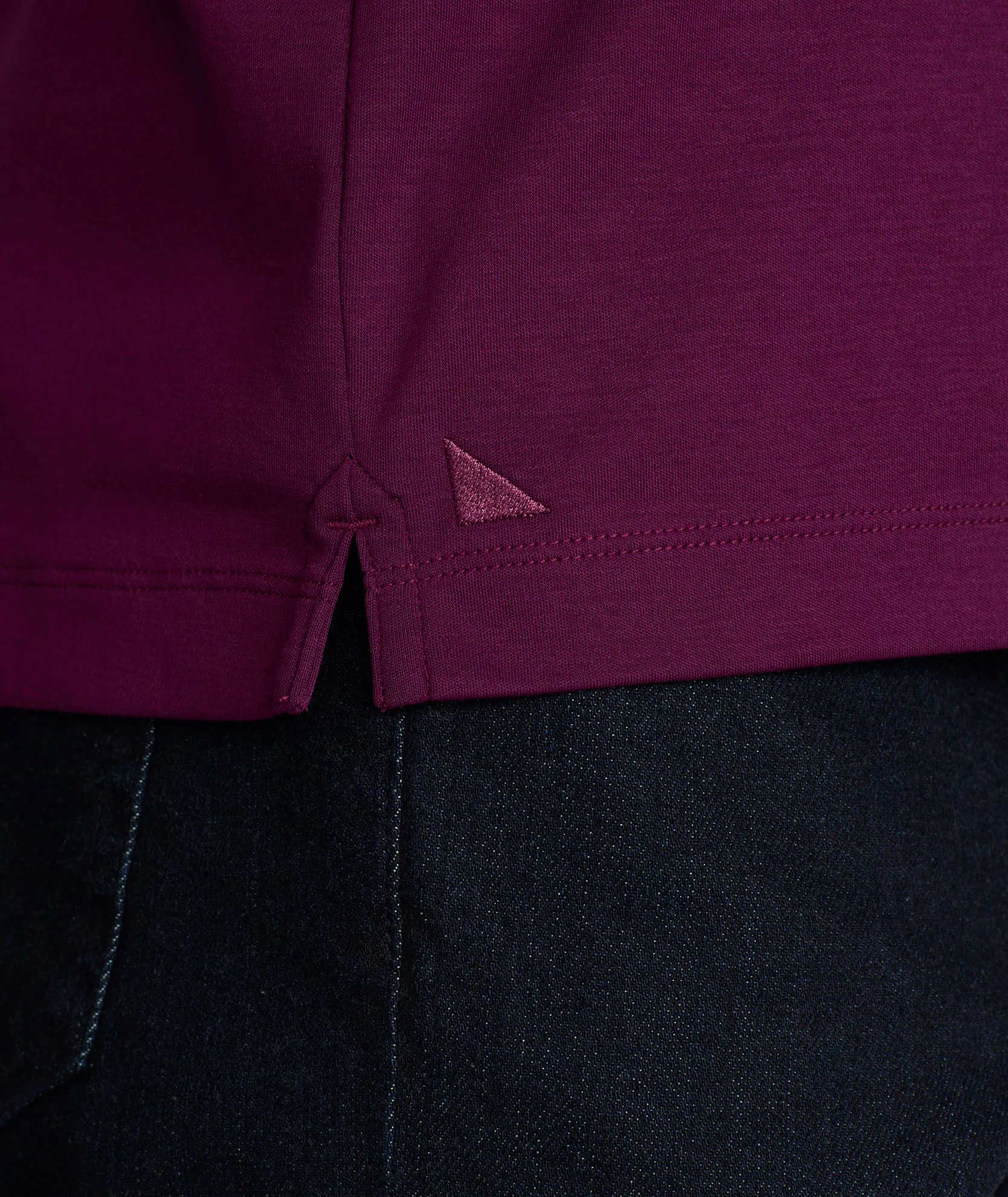 Wrinkle-Free Damaschino Long-Sleeve Polo - FINAL SALE - Image 4