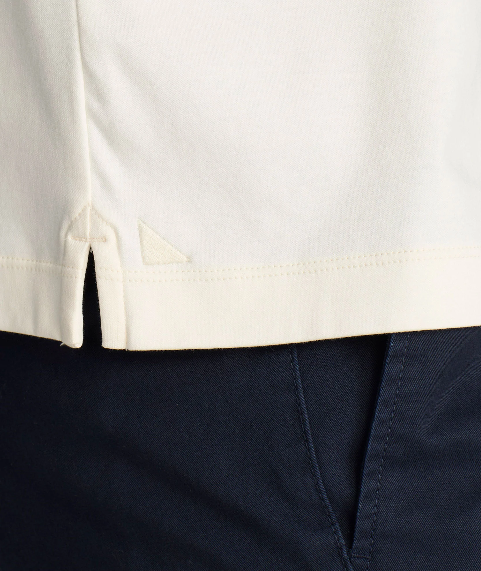 Wrinkle-Free Damaschino Long-Sleeve Polo - FINAL SALE - Image 4