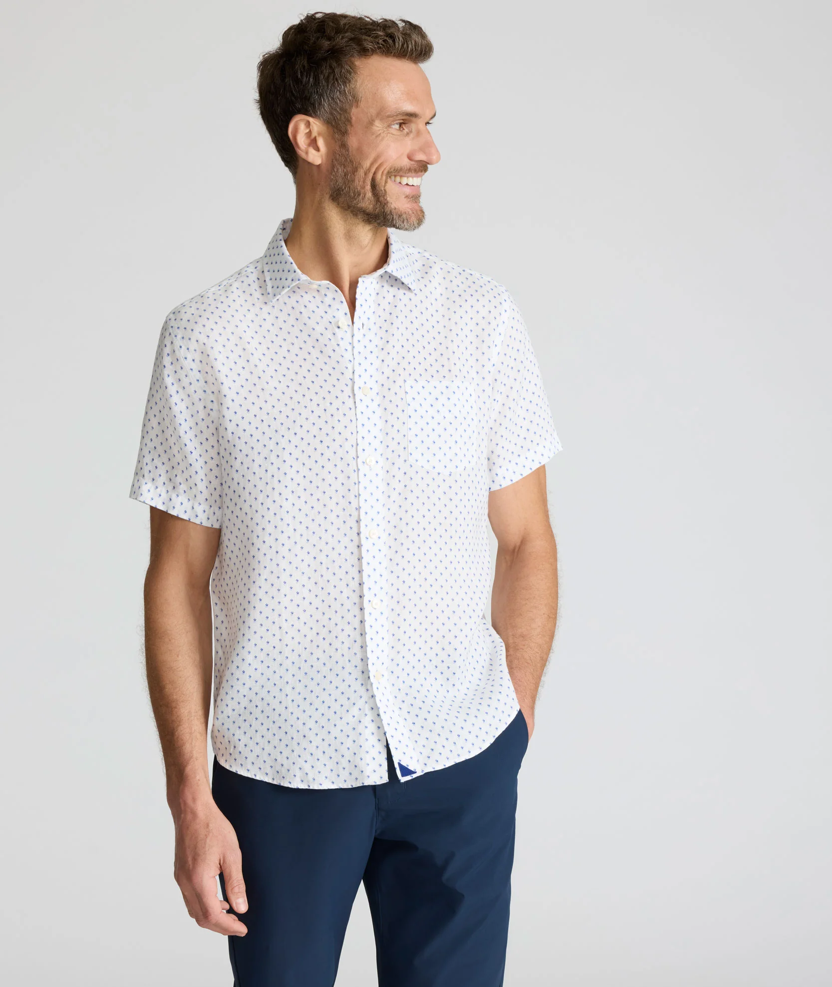Linen Short-Sleeve Dixon Shirt - Image 4