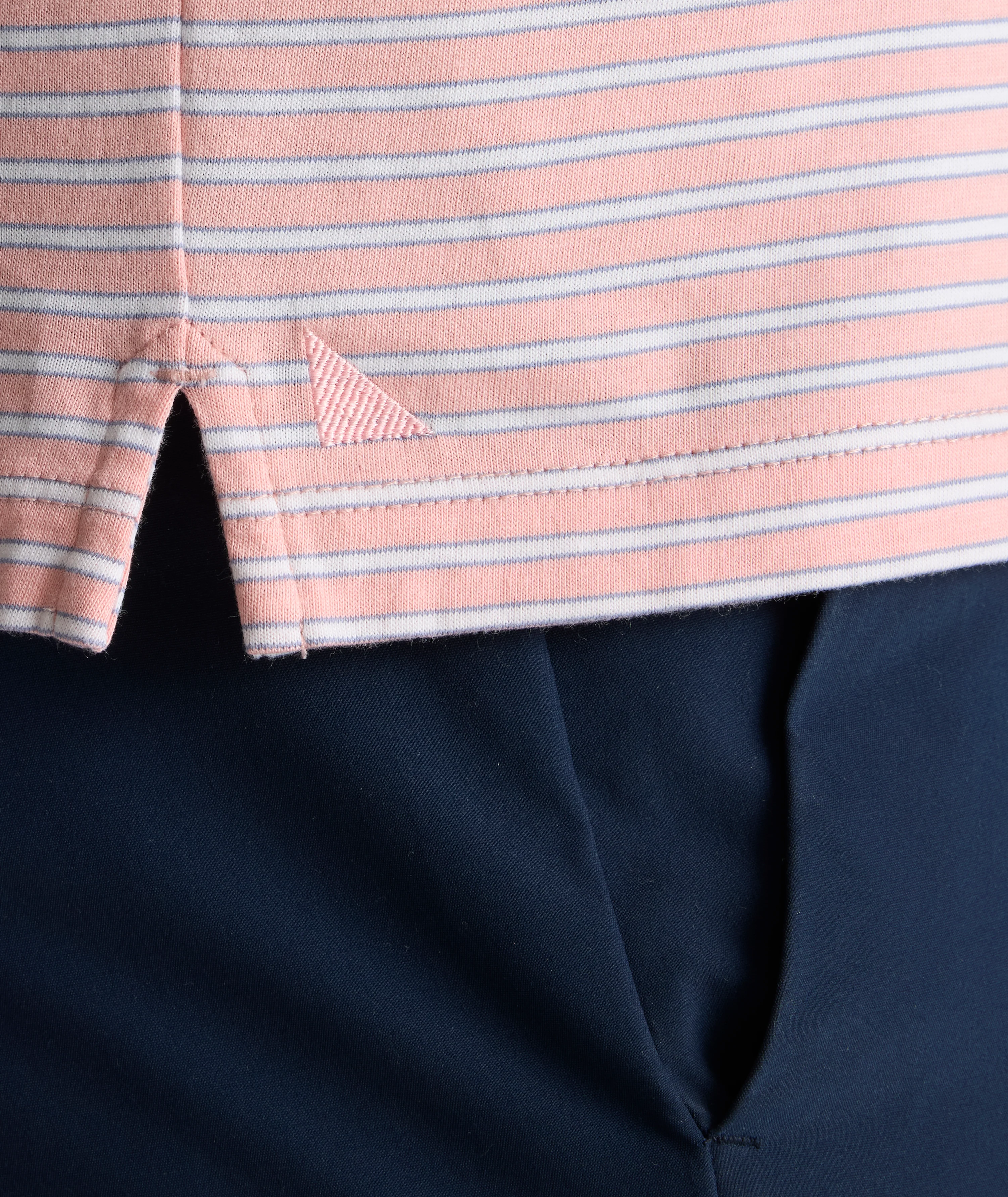 Striped Jersey Performance Polo - FINAL SALE - Image 4