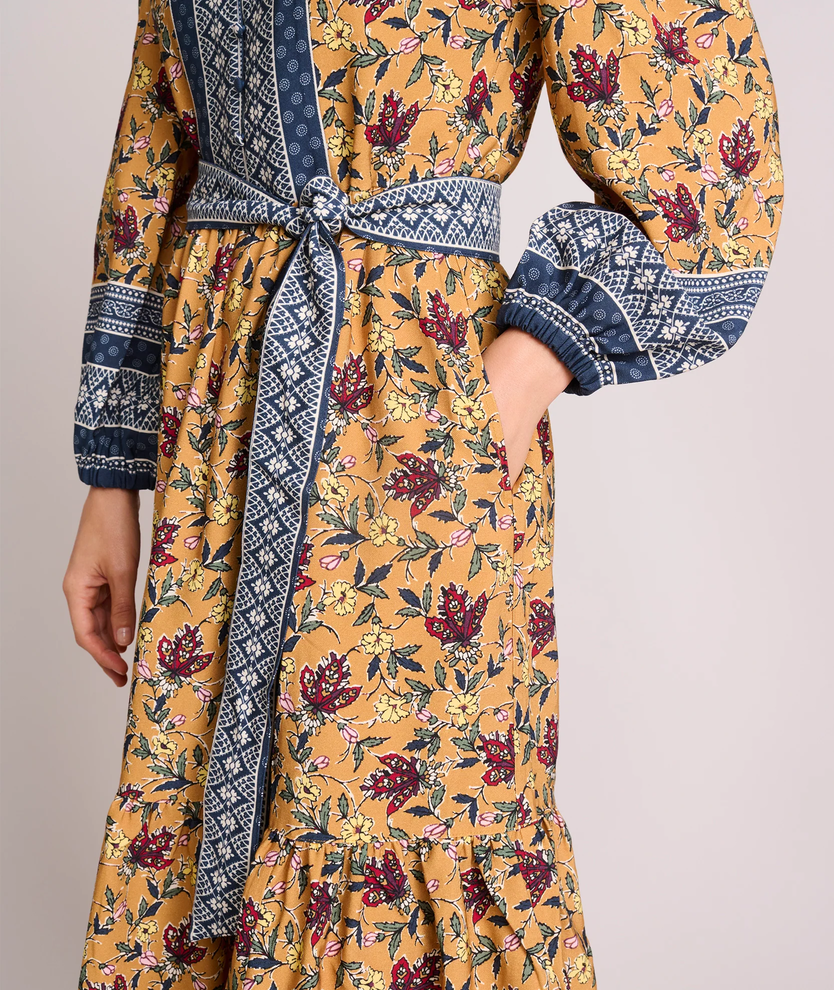 Printed Flora Dress - Image 3
