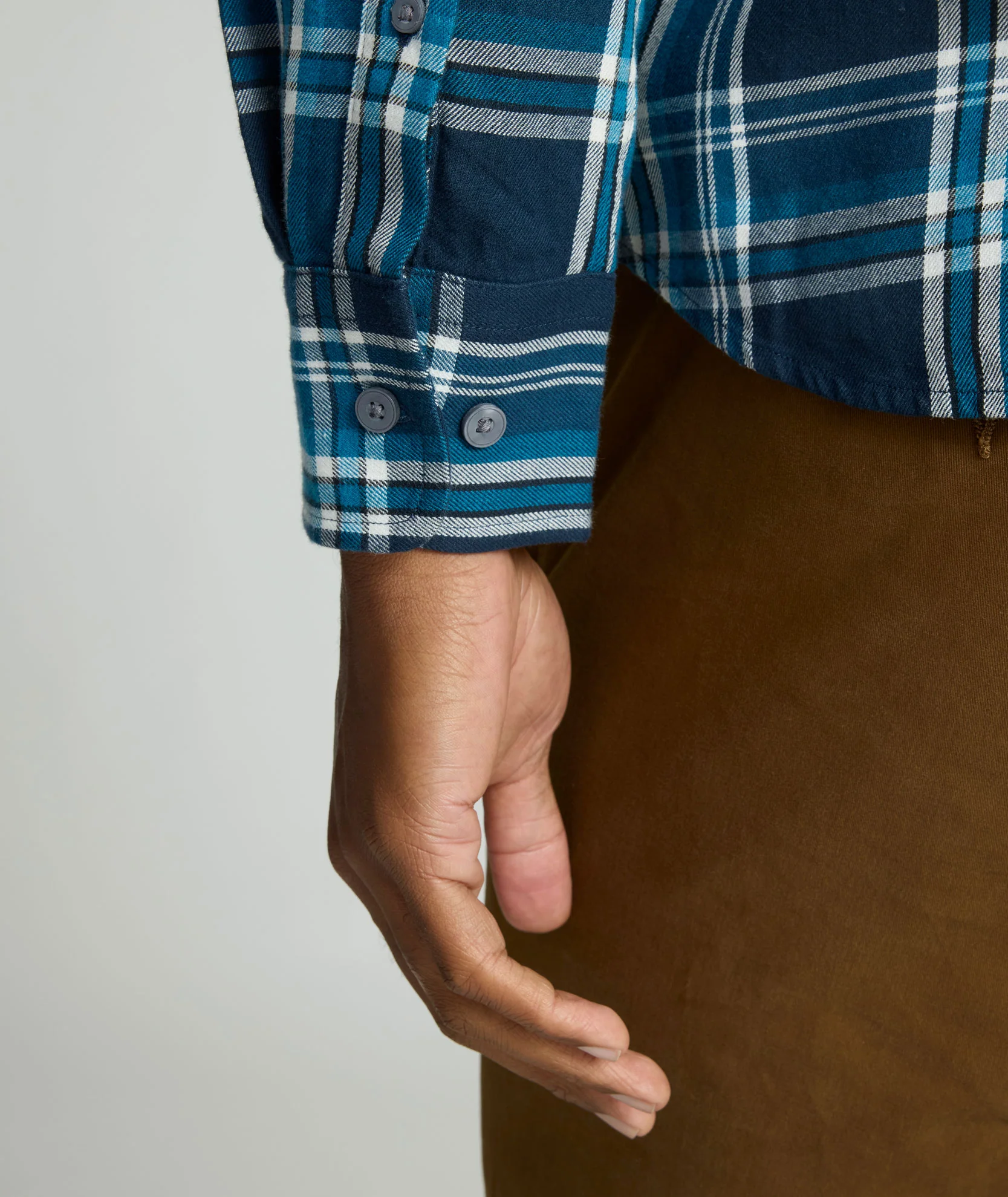 Organic Cotton Plaid Flannel Shirt - Image 4