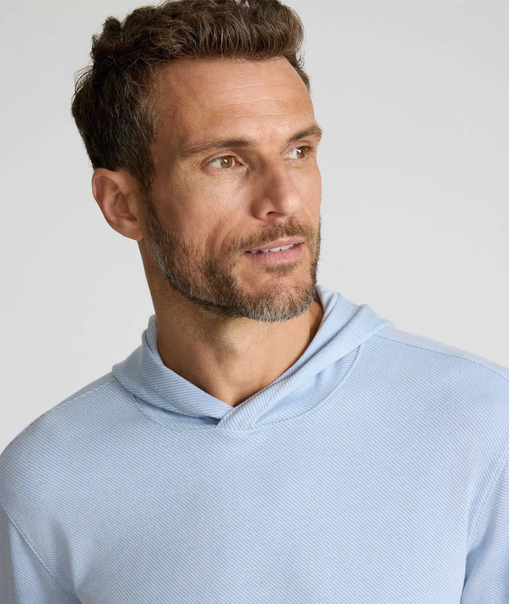 Textured Knit Hoodie - Image 2
