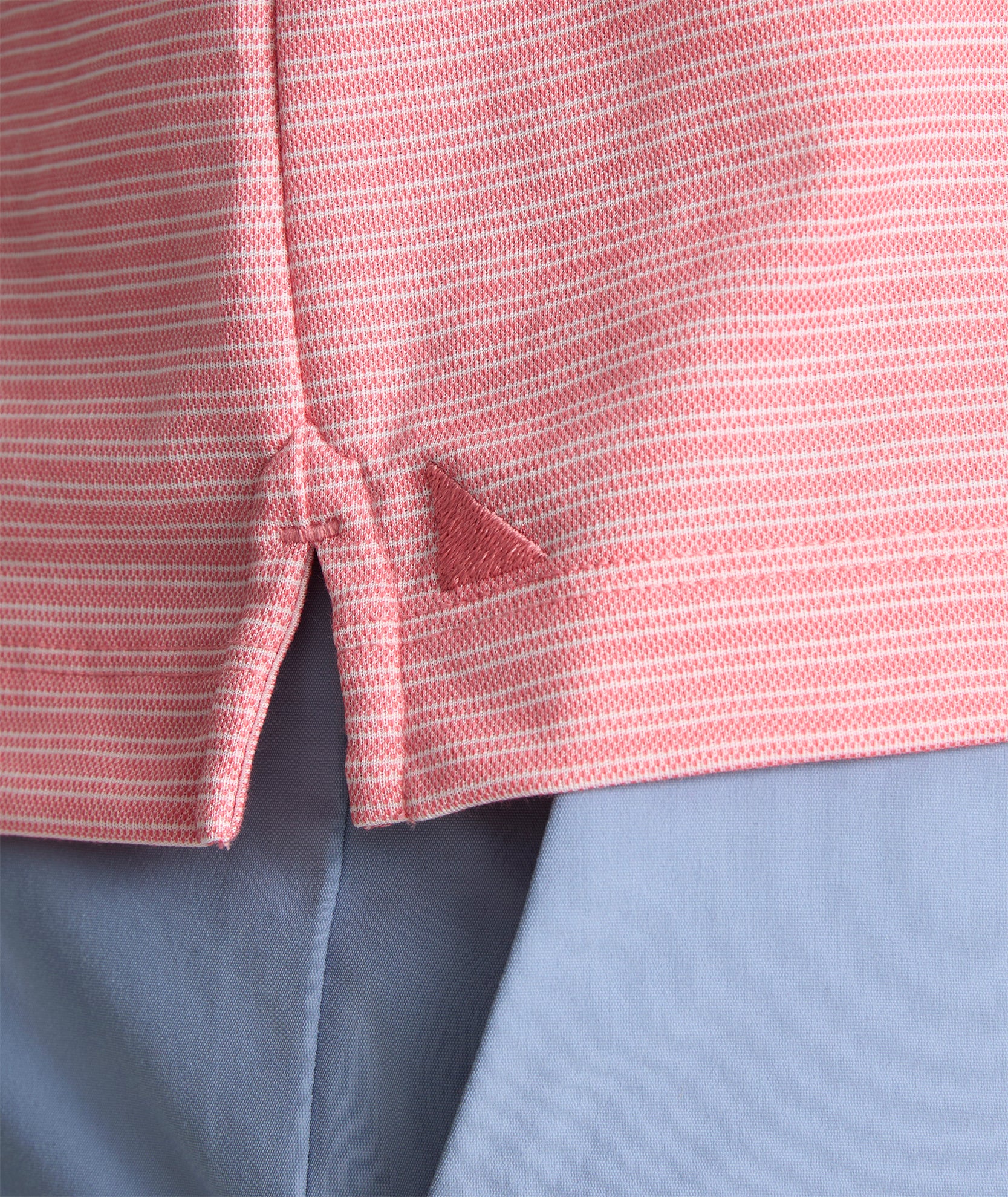Striped Performance Polo - Image 4