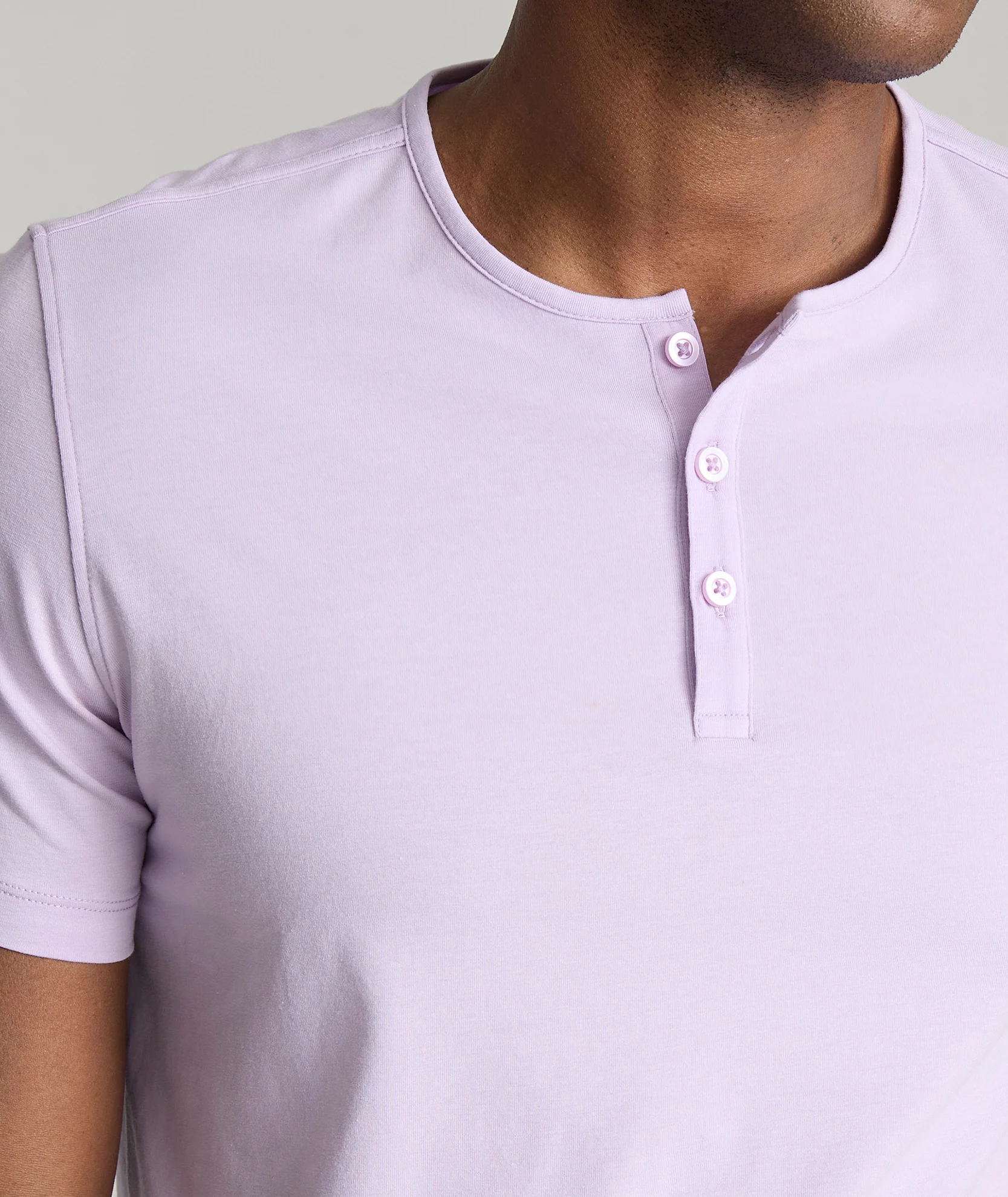 EcoSoft™ Short-Sleeve Henley - Image 3