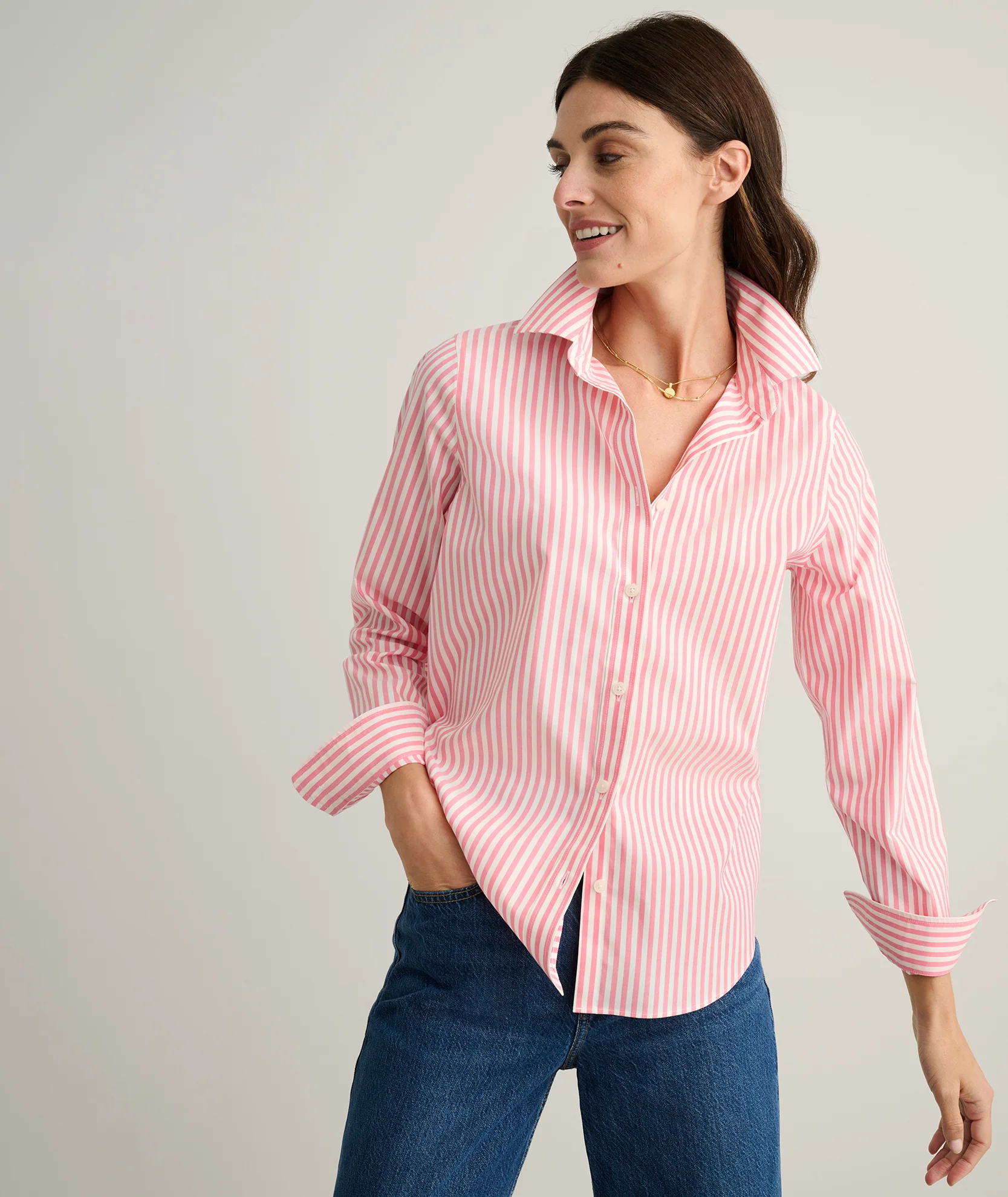 Wrinkle-Free Classic Fit Isabella Shirt - Image 3