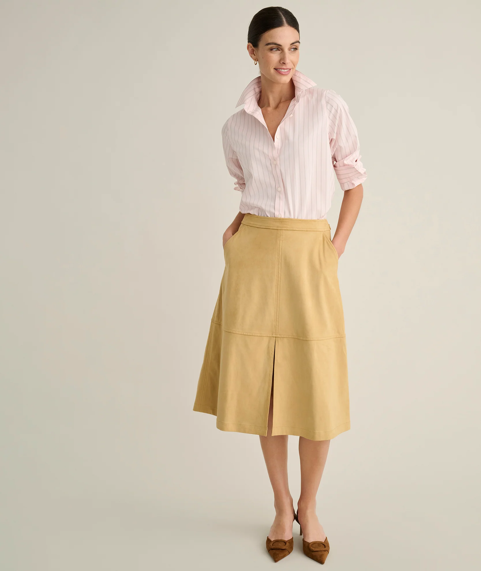 Wrinkle-Free Classic Fit Isabella Shirt - Image 6