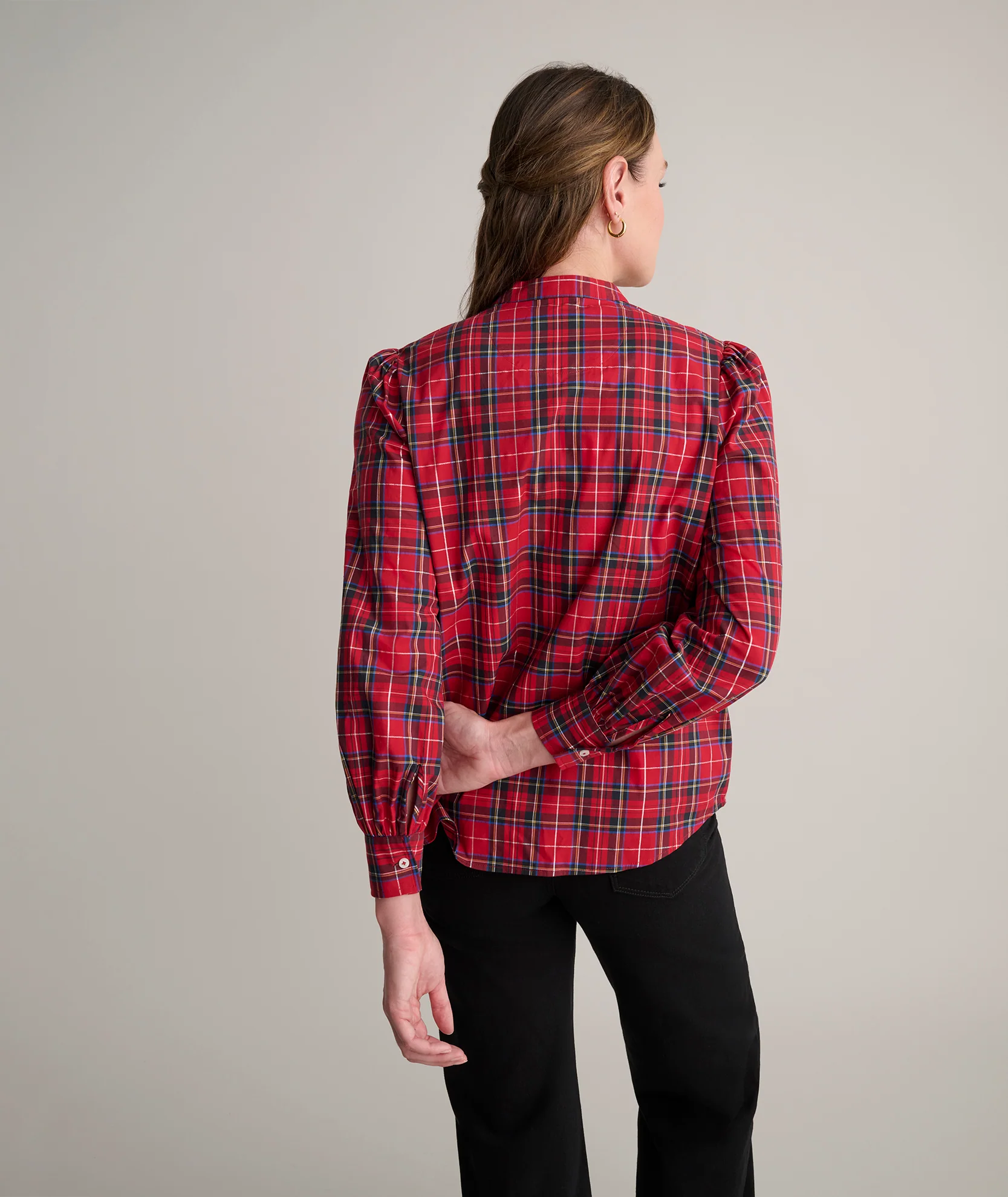 Stewart Plaid Popover Joy Shirt - FINAL SALE - Image 4