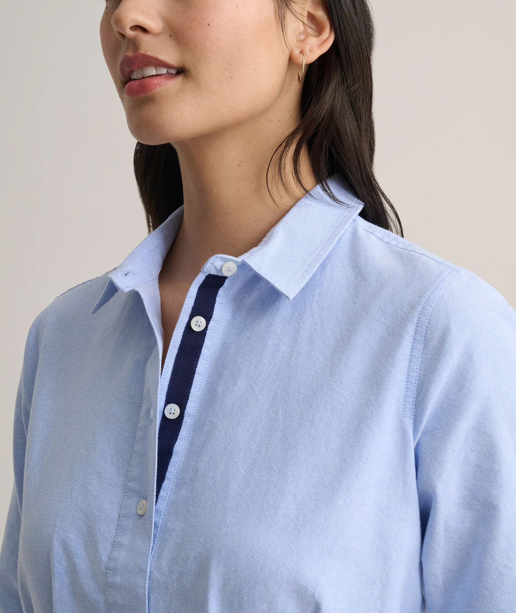 Cotton Oxford Jules Shirt Dress - FINAL SALE - Image 2
