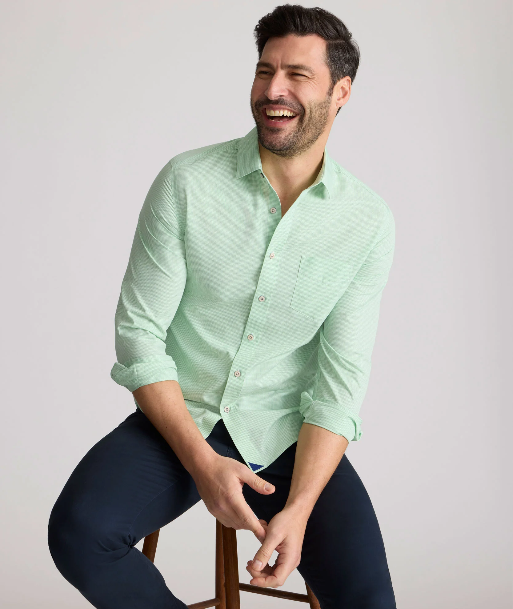 Wrinkle-Free Kelly Shirt - FINAL SALE - Image 6