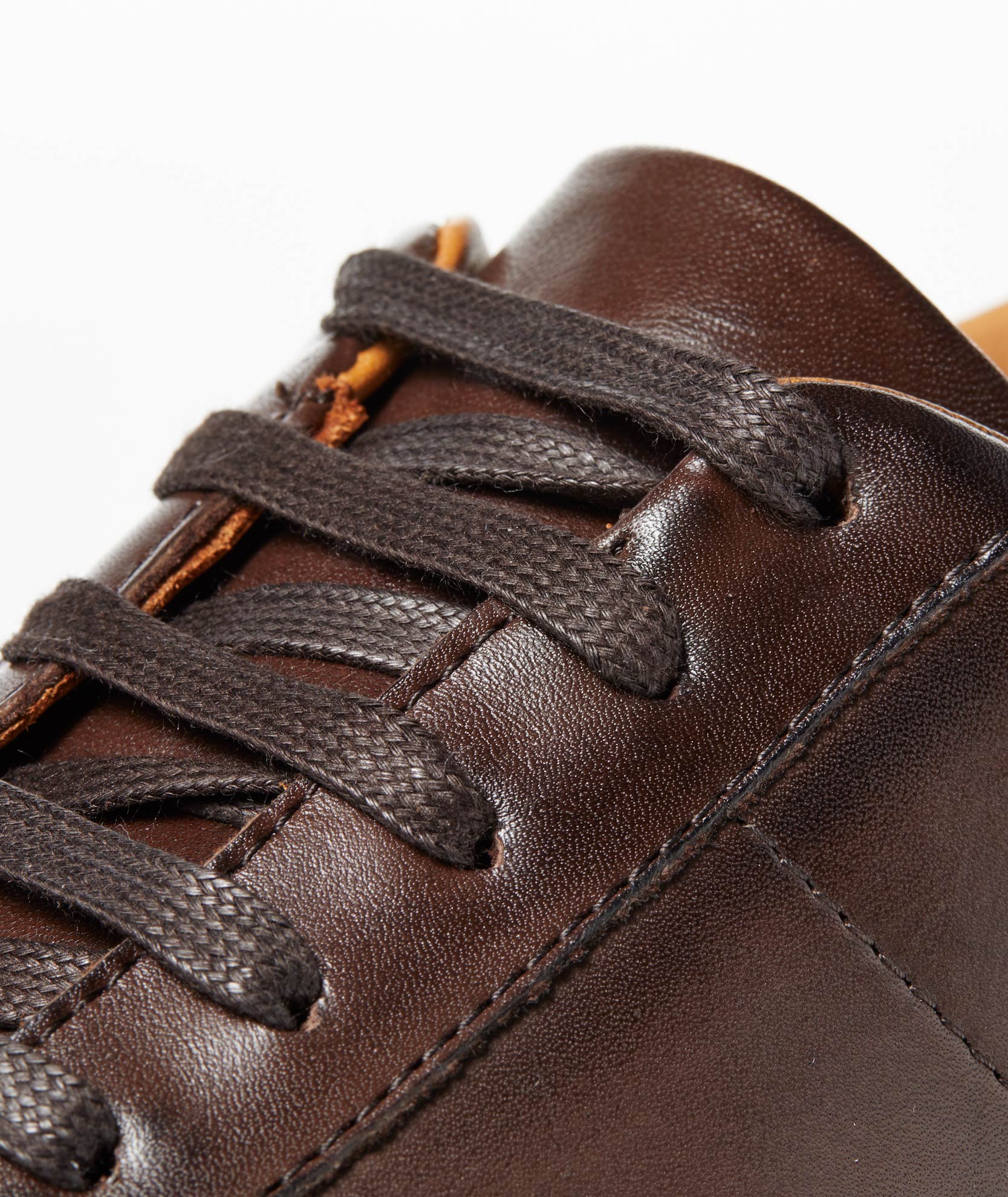Leather Lace-Up Sneakers - Image 2