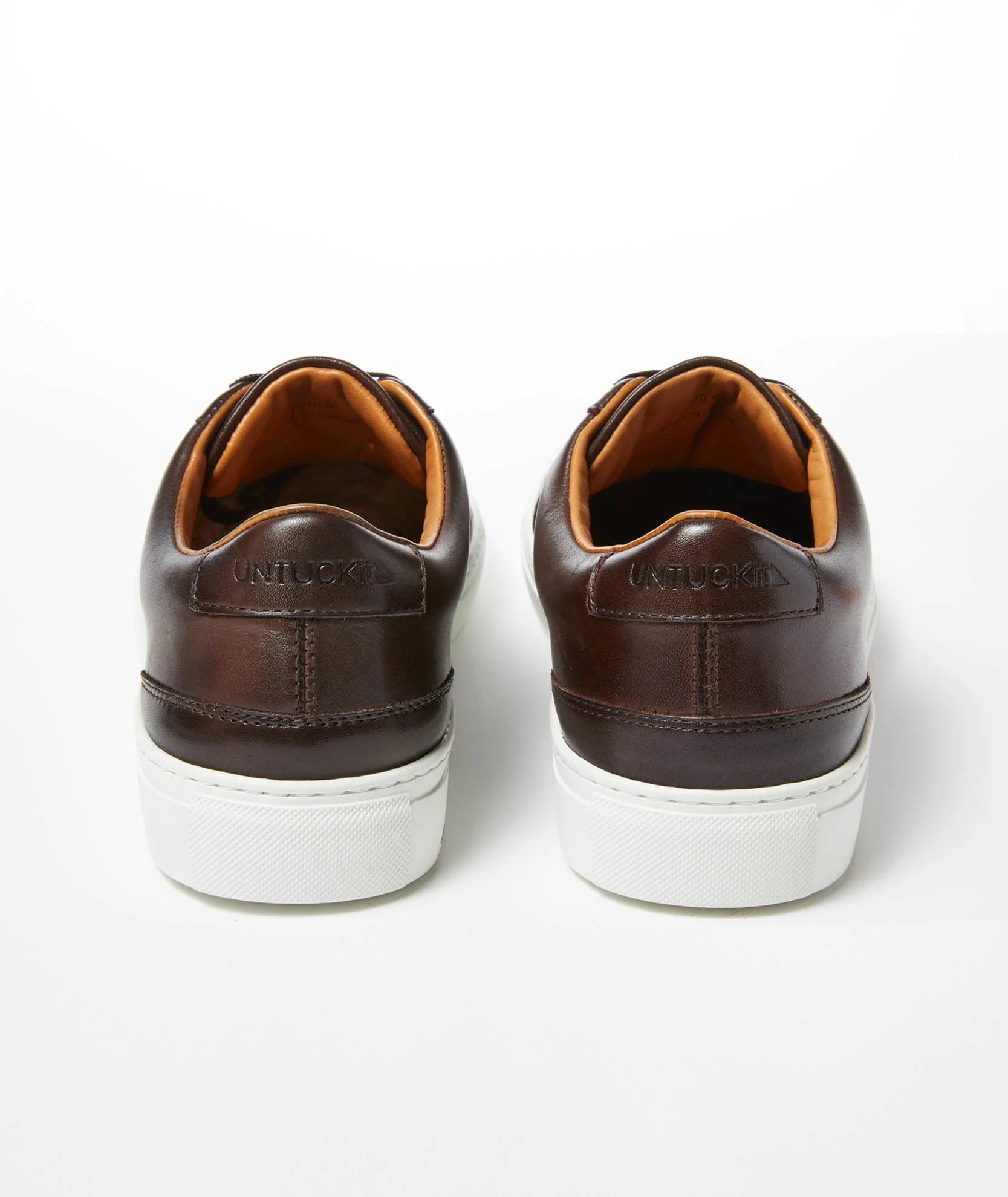 Leather Lace-Up Sneakers - Image 4