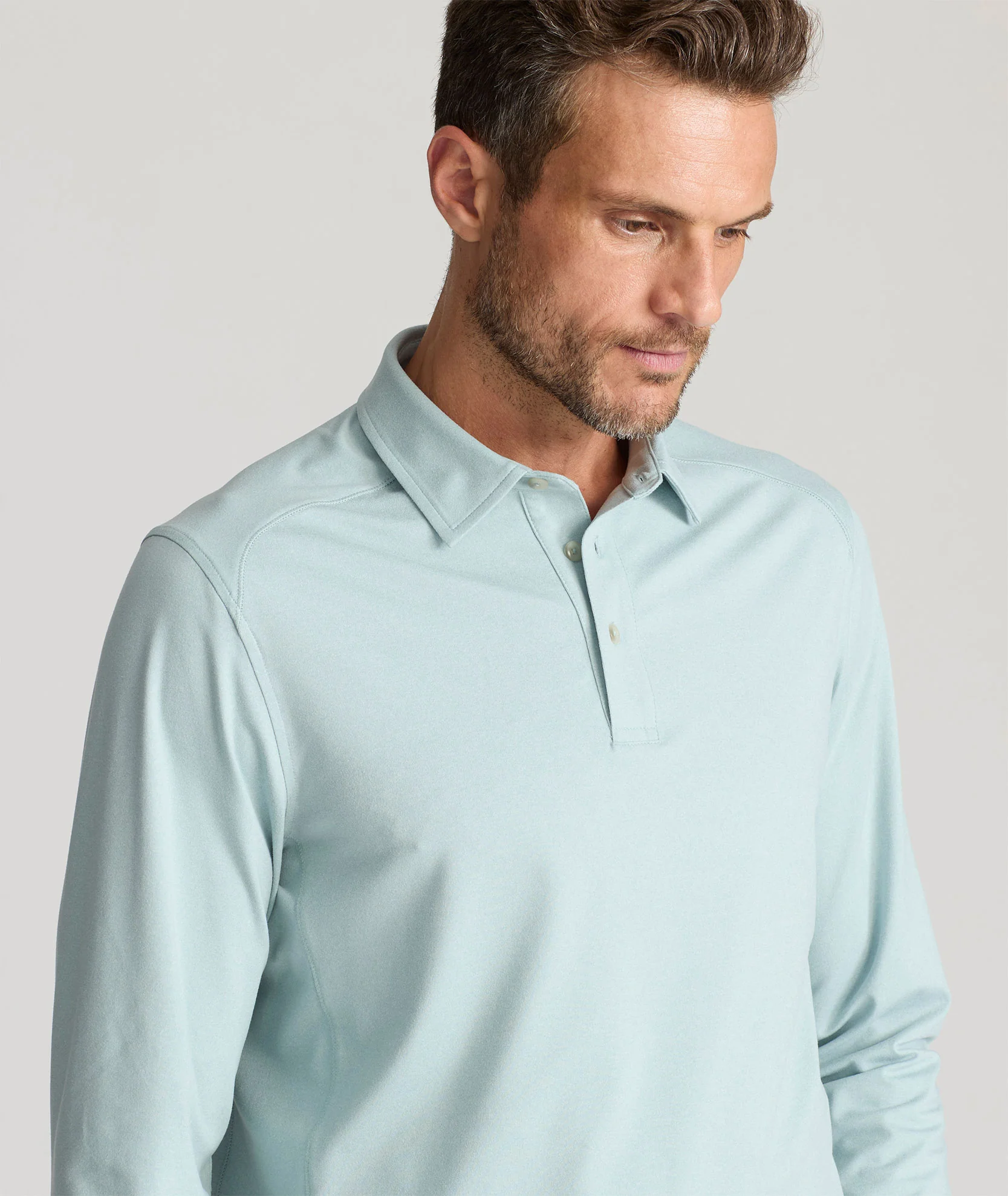 Performance Long-Sleeve Polo - FINAL SALE - Image 3