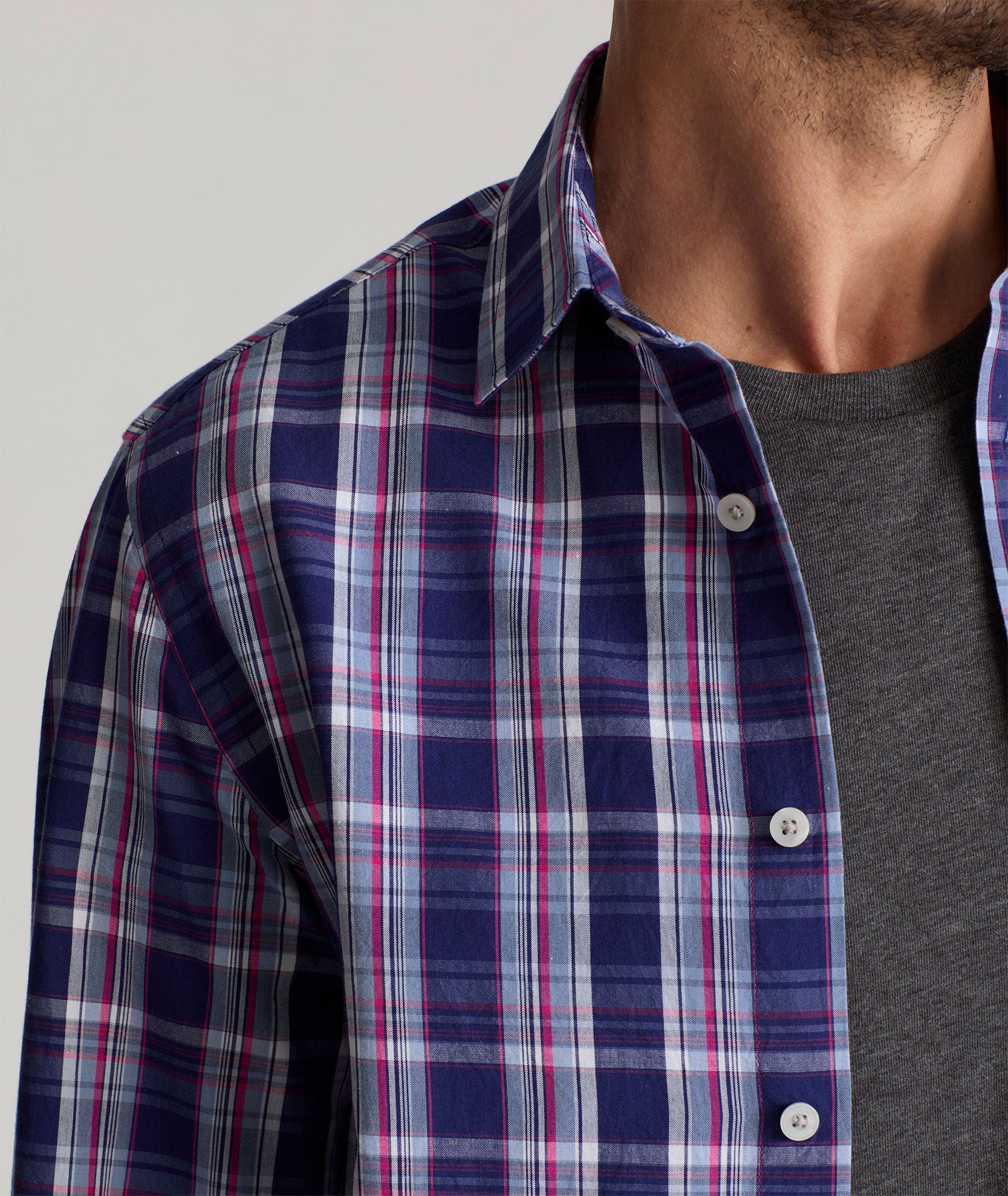 Heritage Plaid Medoc Shirt - FINAL SALE - Image 2