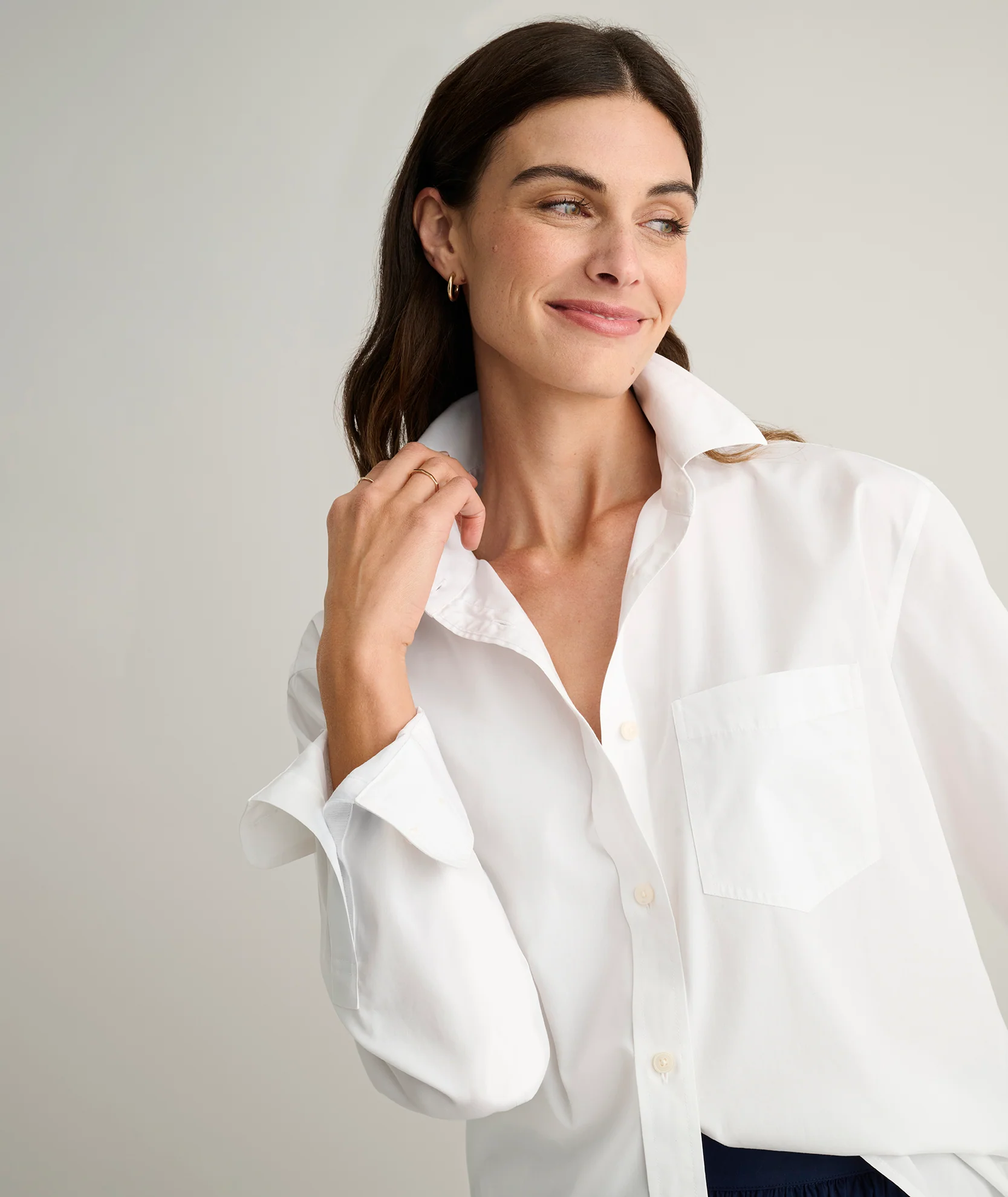 Wrinkle-Free Relaxed Fit Melanie Shirt - Image 5