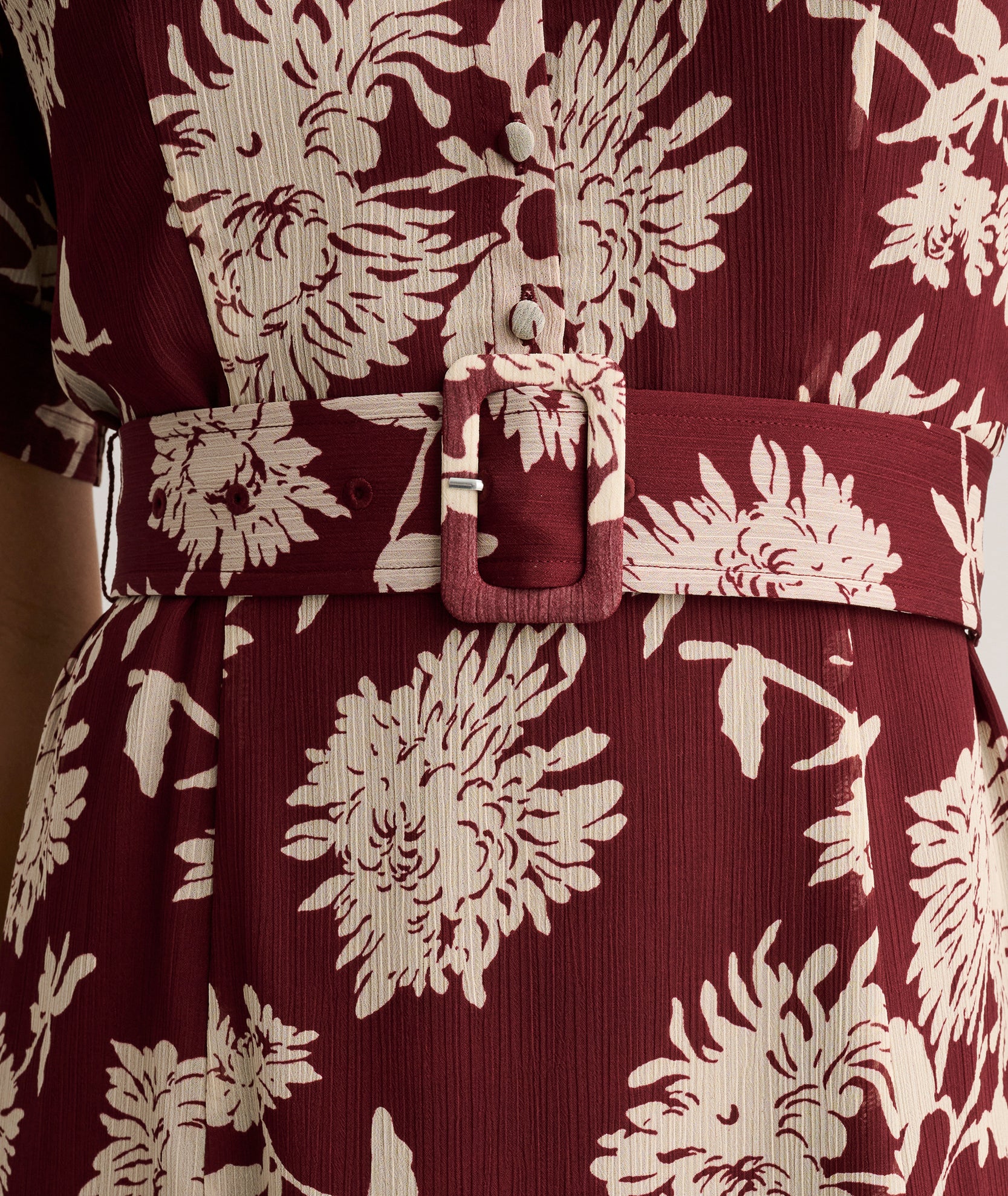 Floral Necktie Nadine Dress - Image 2
