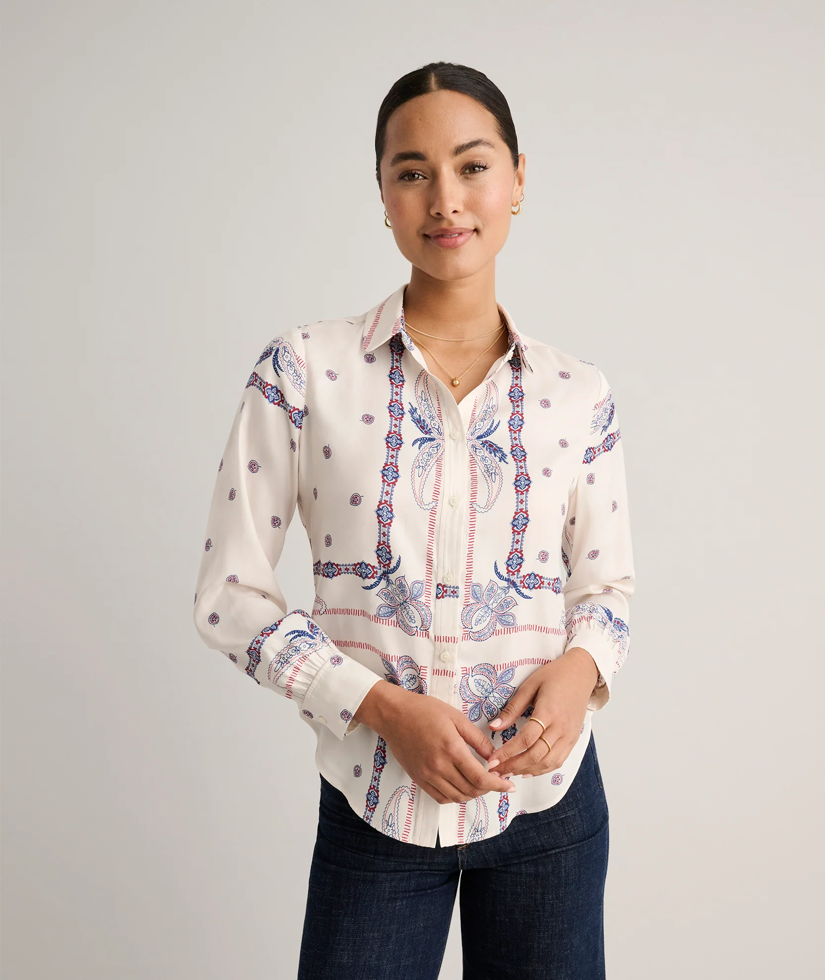 Bandana Print Odette Shirt - Image 3