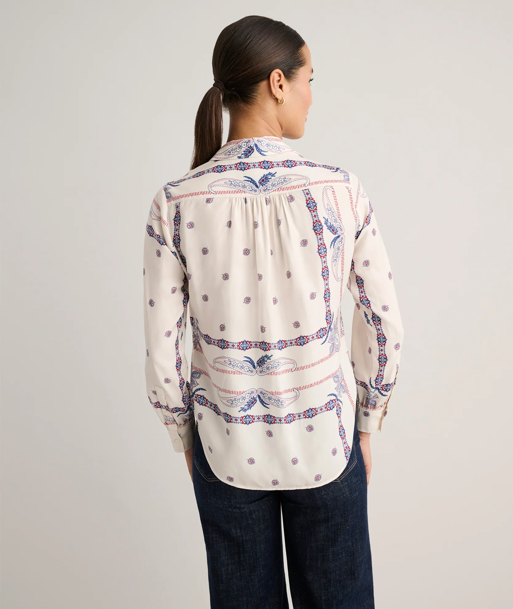 Bandana Print Odette Shirt - Image 4