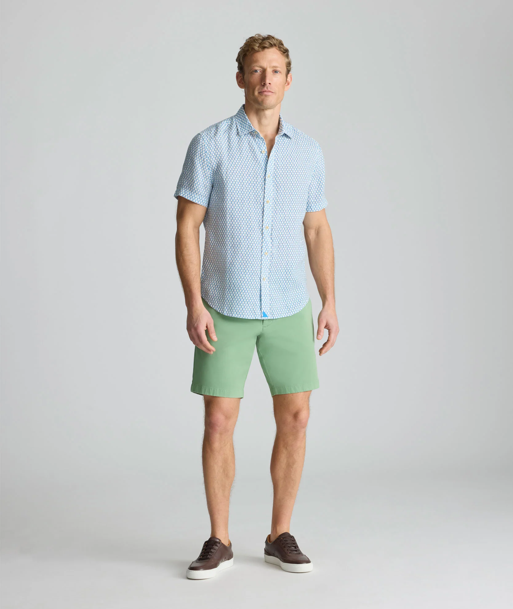 Linen Short-Sleeve Redcroft Shirt - Image 4