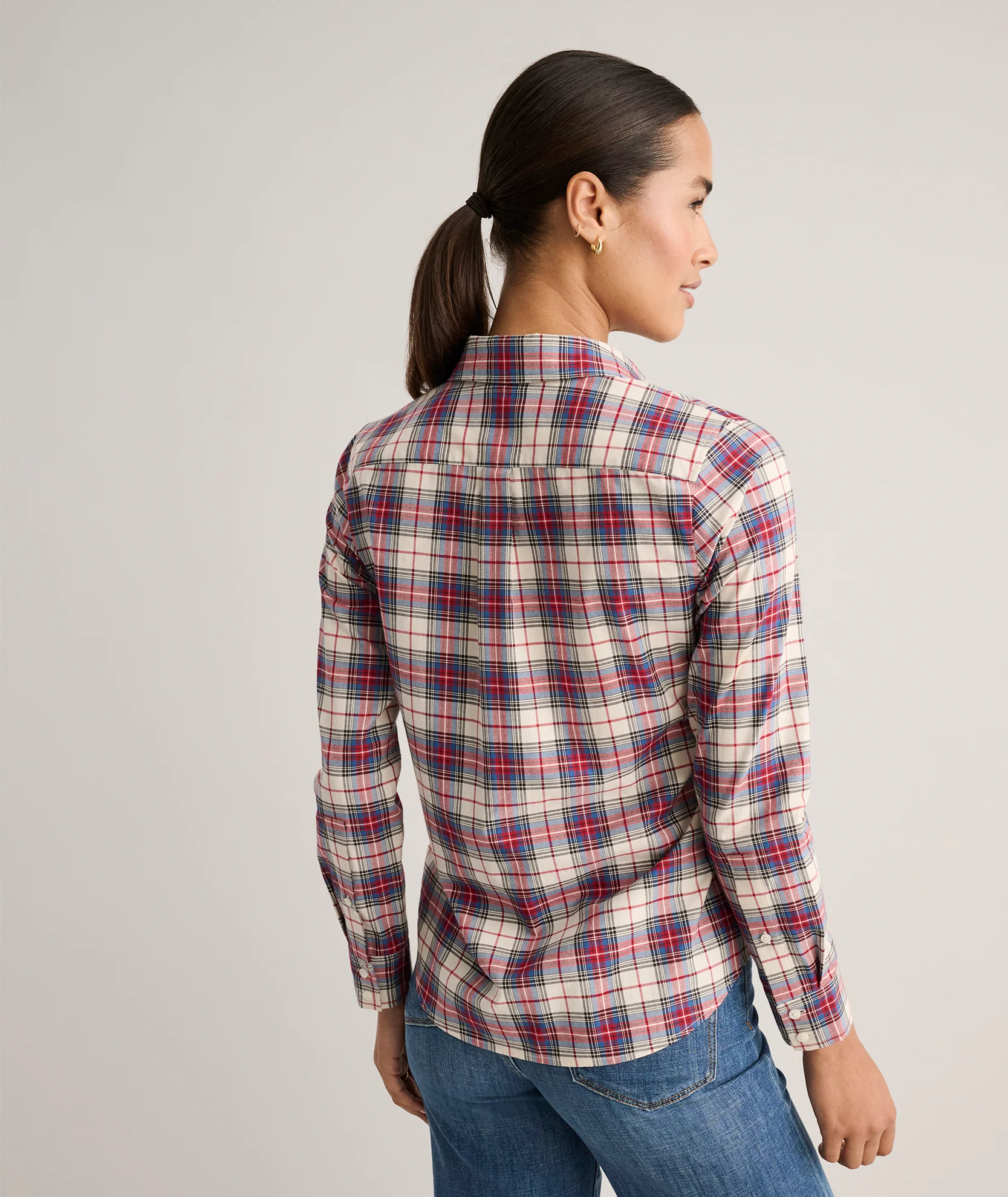 Cotton Plaid Sadie Shirt - FINAL SALE - Image 4