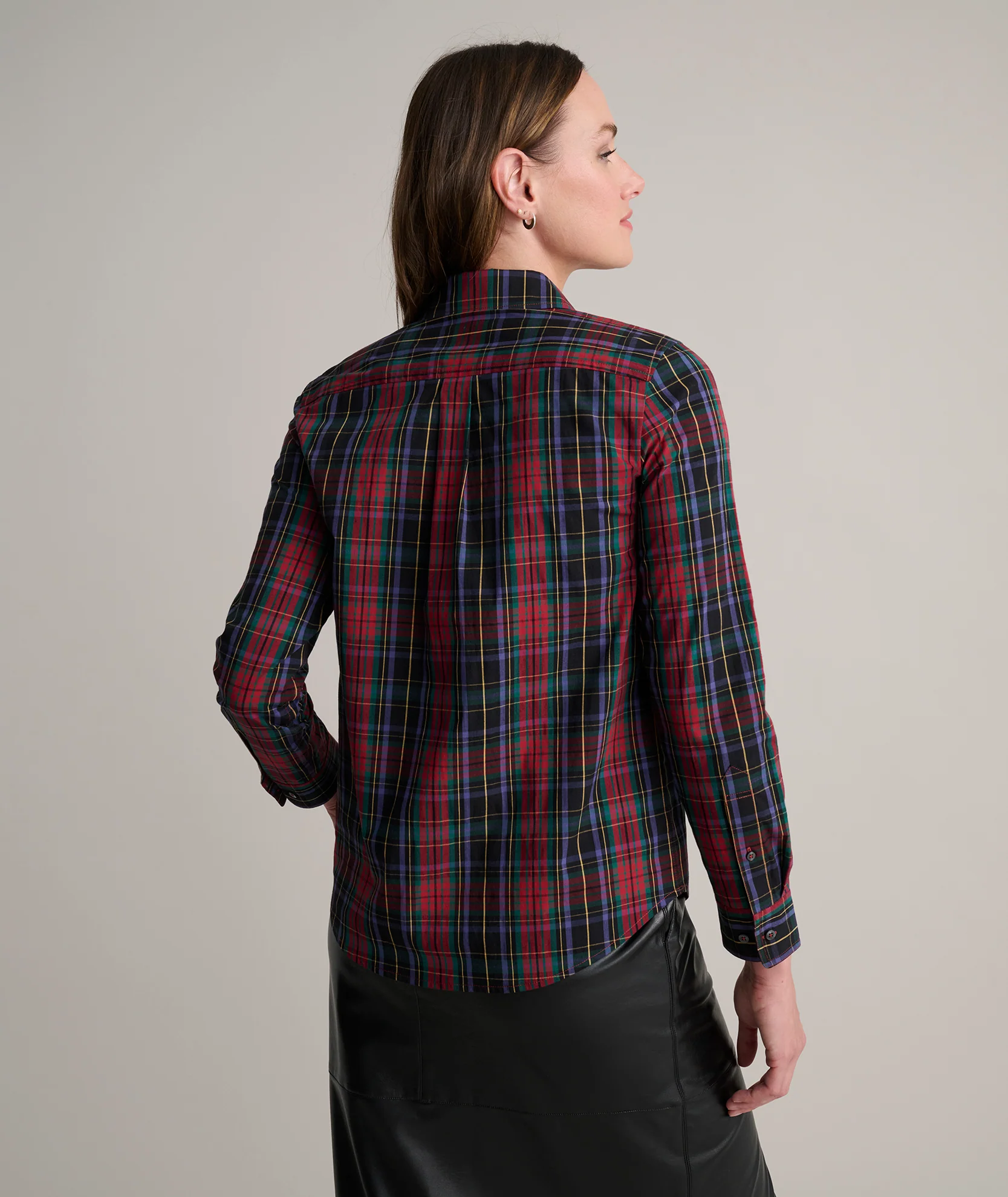 Cotton Plaid Sadie Shirt - Image 5