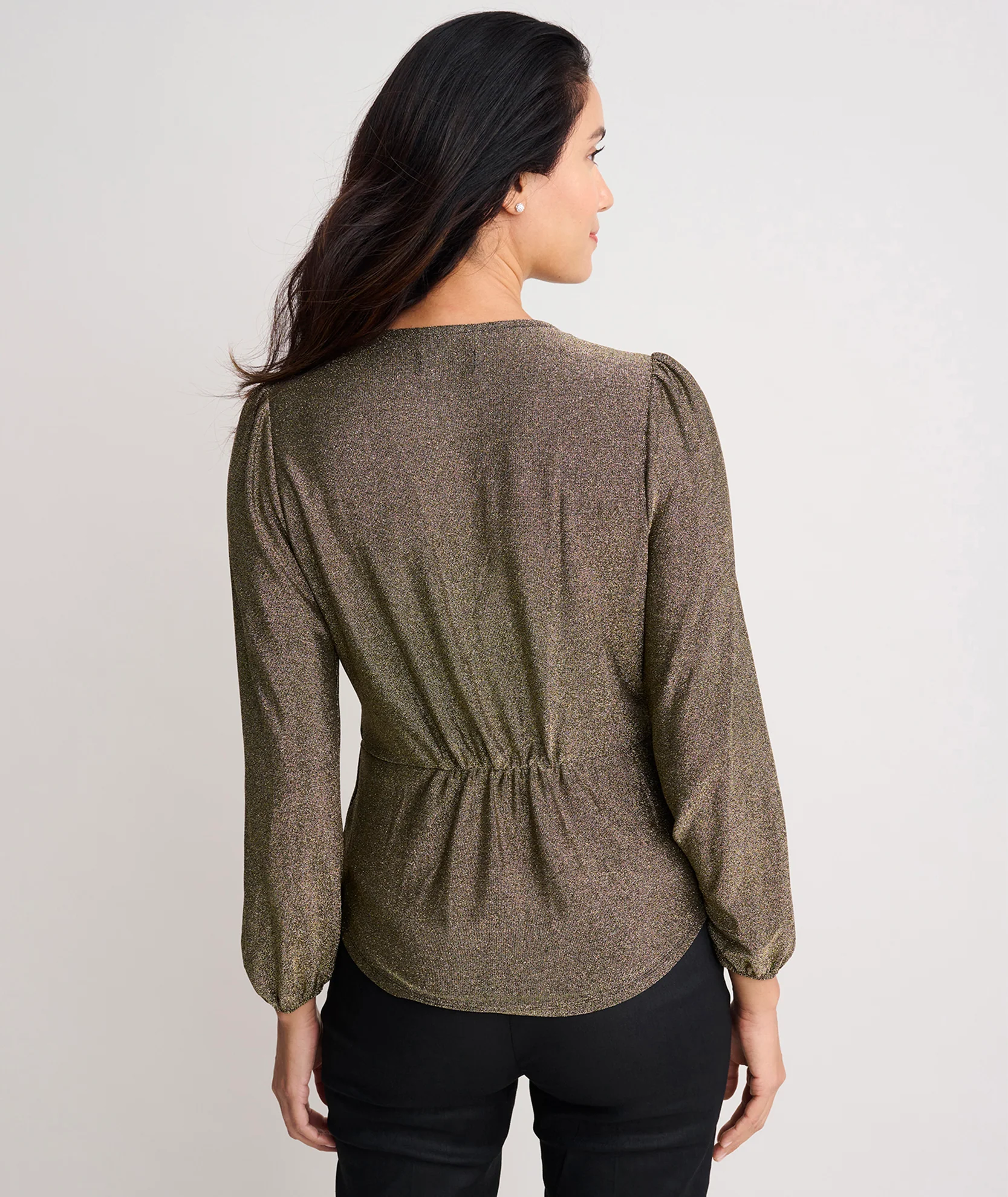 Matte Gold Jersey Scarlett Shirt - Image 4