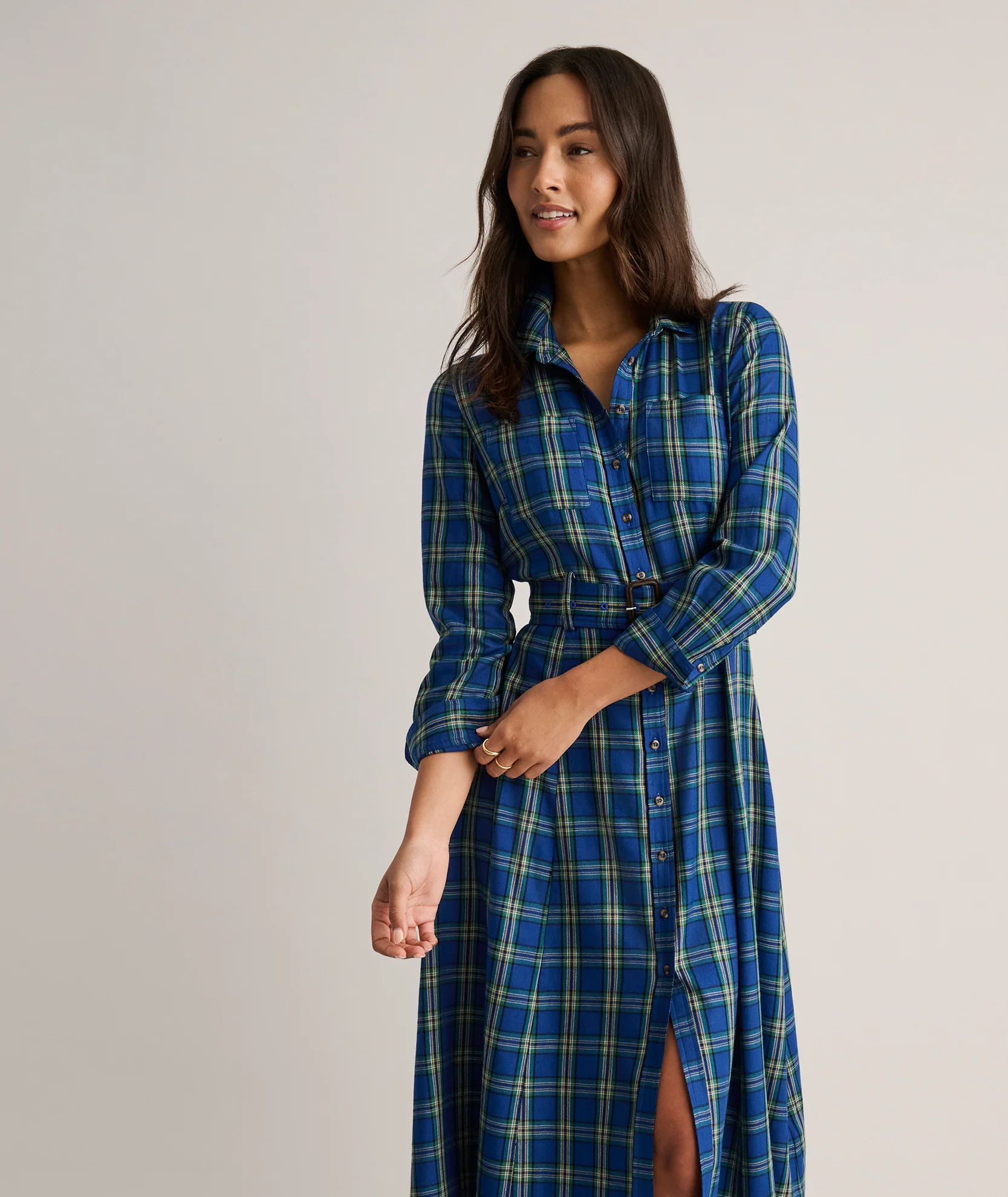 Cotton Blend Sienna Shirt Dress - FINAL SALE - Image 6