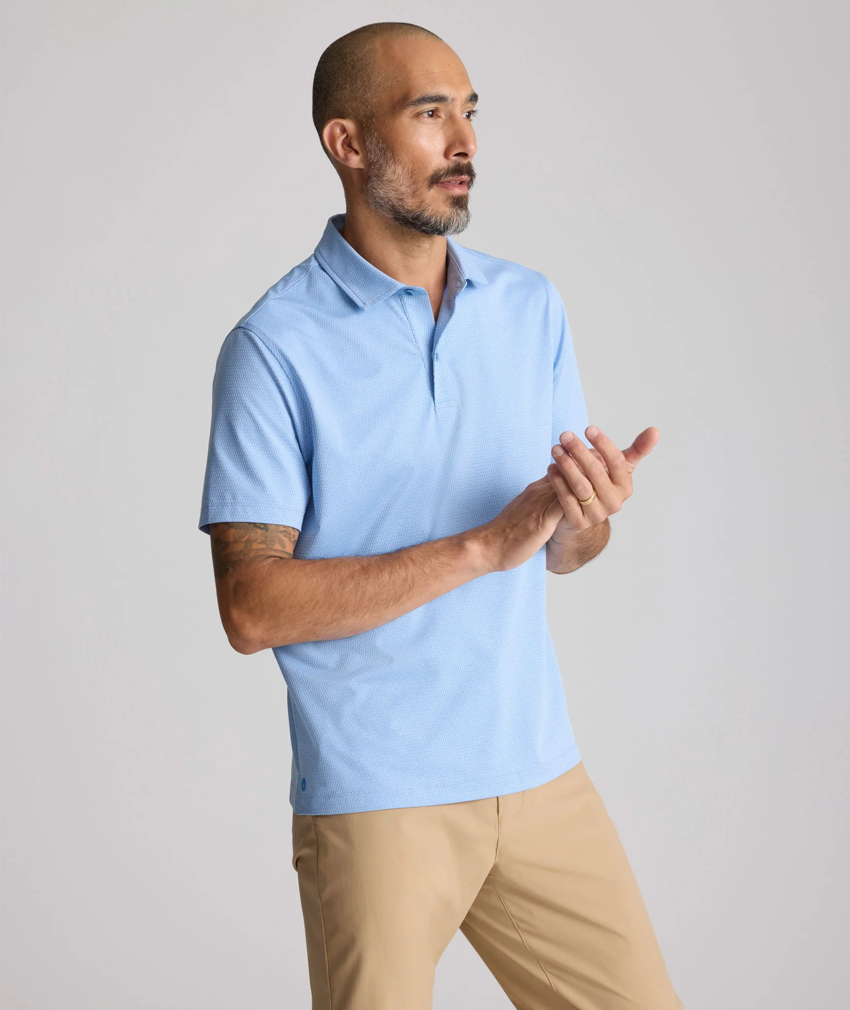 Textured Performance Polo - Image 3