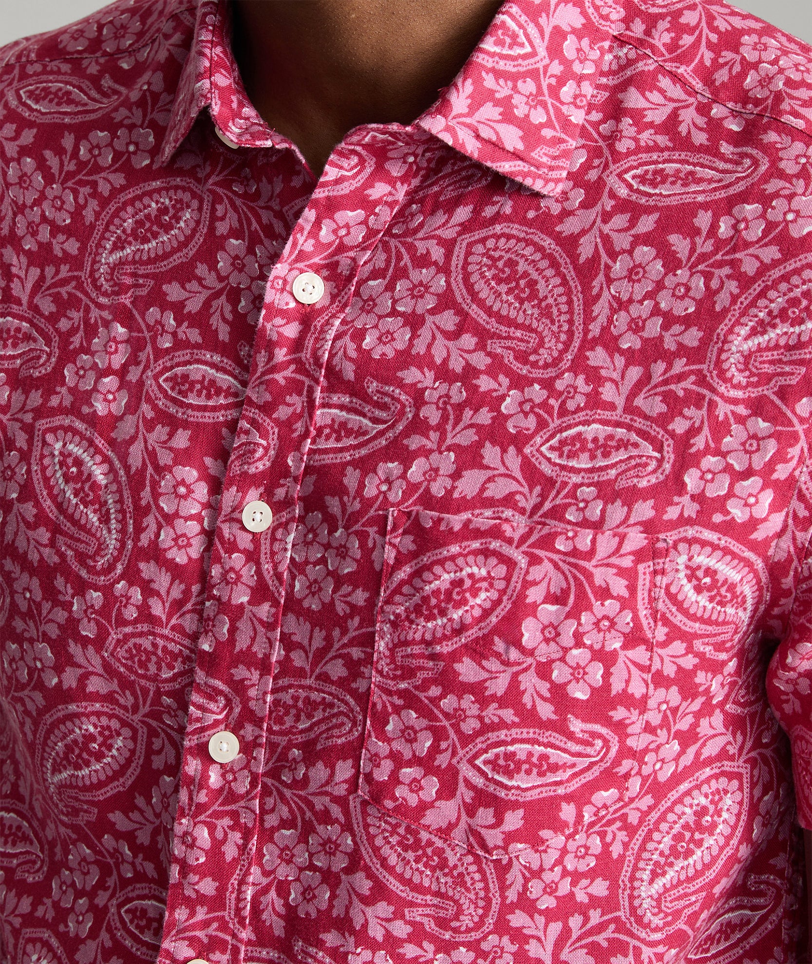Linen Short-Sleeve Turner Shirt - FINAL SALE - Image 3