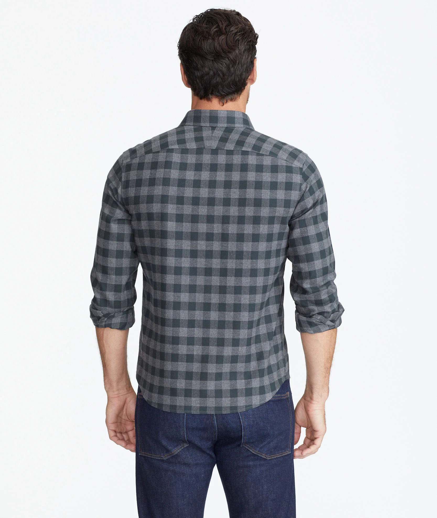 Wrinkle-Free Flannel Vigouroux Shirt - FINAL SALE - Image 6