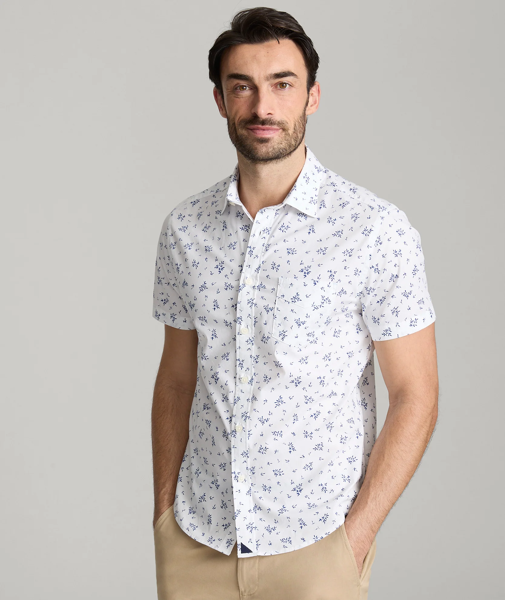 Stretch Cotton Short-Sleeve Ward Shirt - FINAL SALE - Image 2