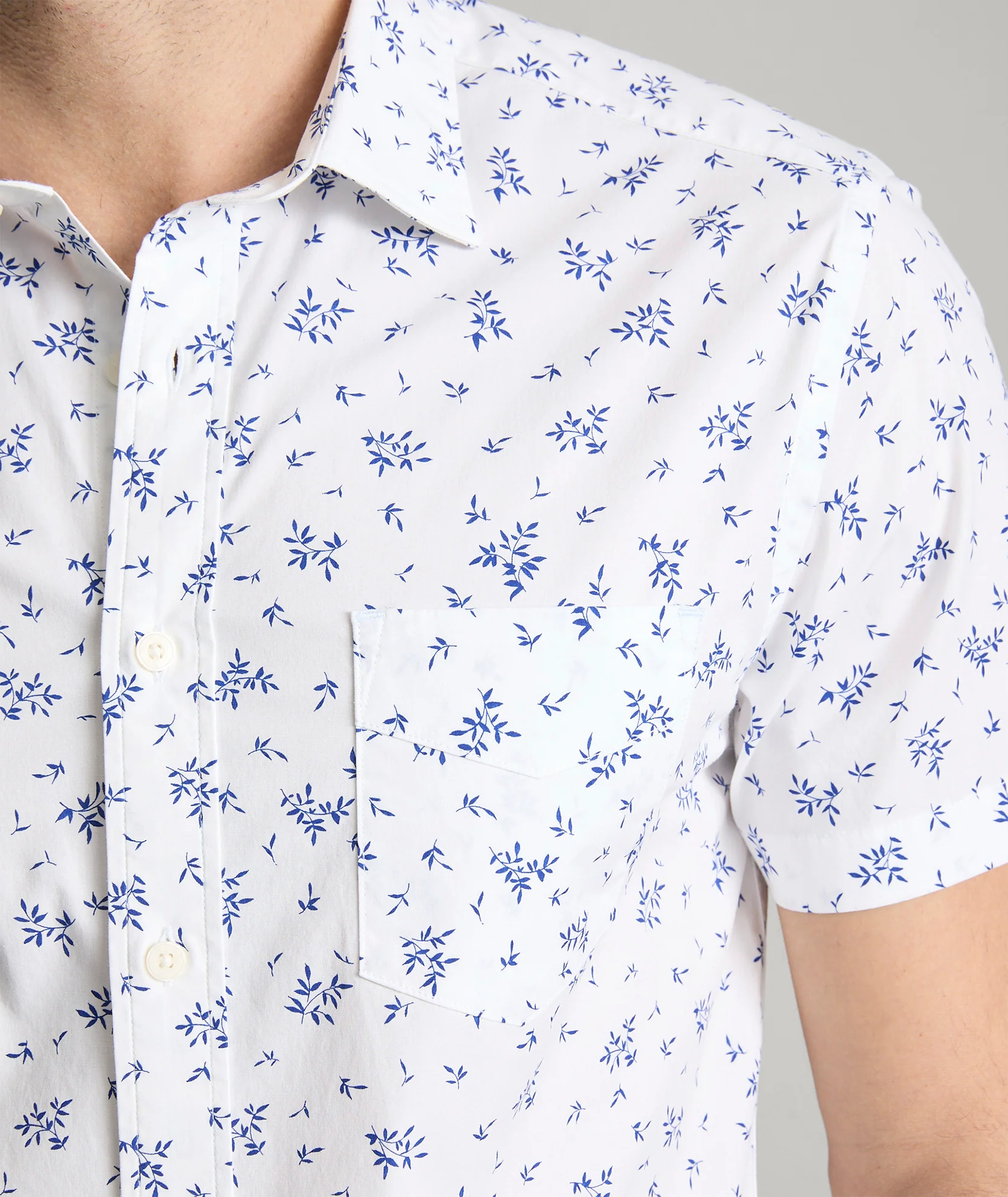 Stretch Cotton Short-Sleeve Ward Shirt - FINAL SALE - Image 3