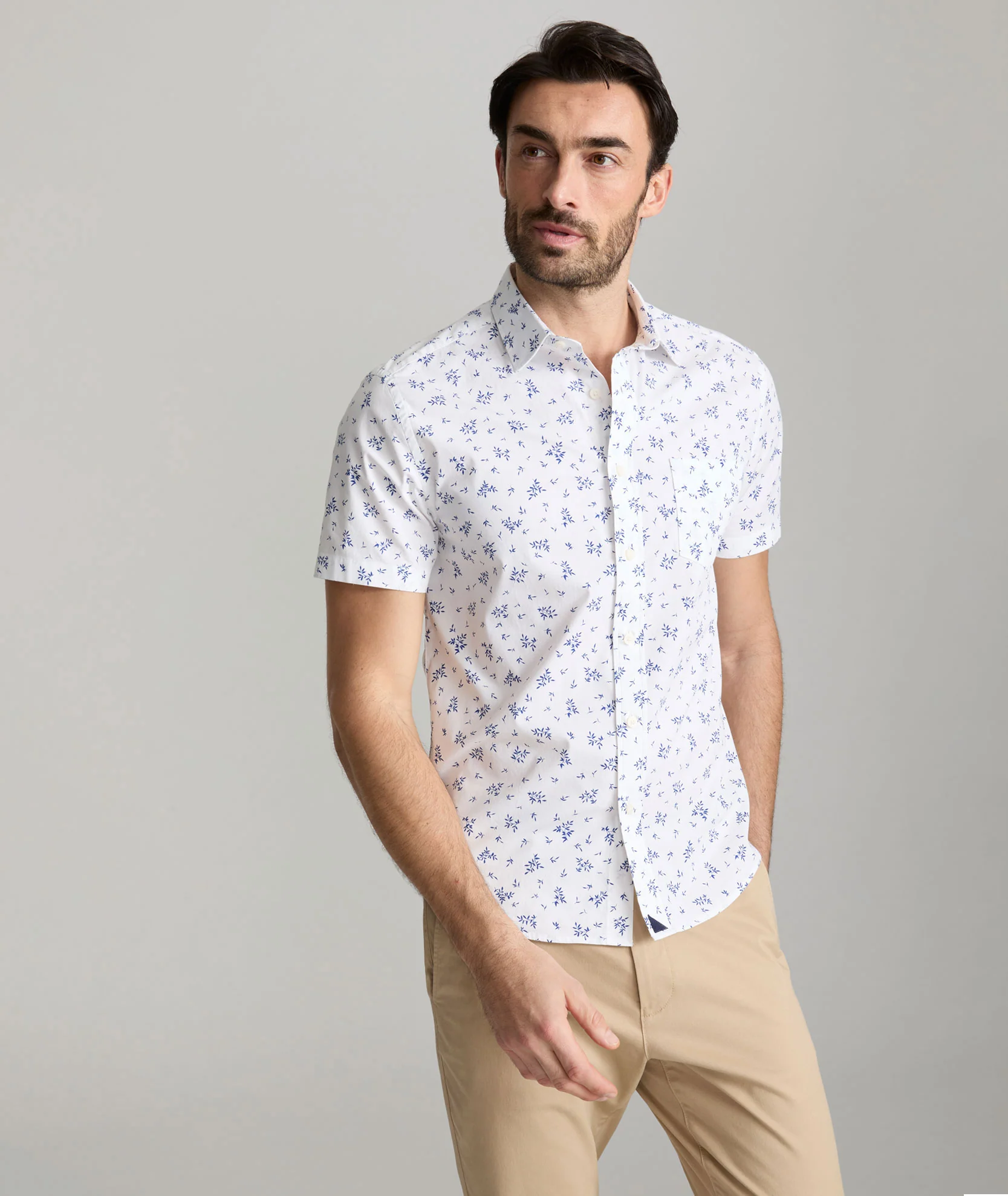 Stretch Cotton Short-Sleeve Ward Shirt - FINAL SALE - Image 4