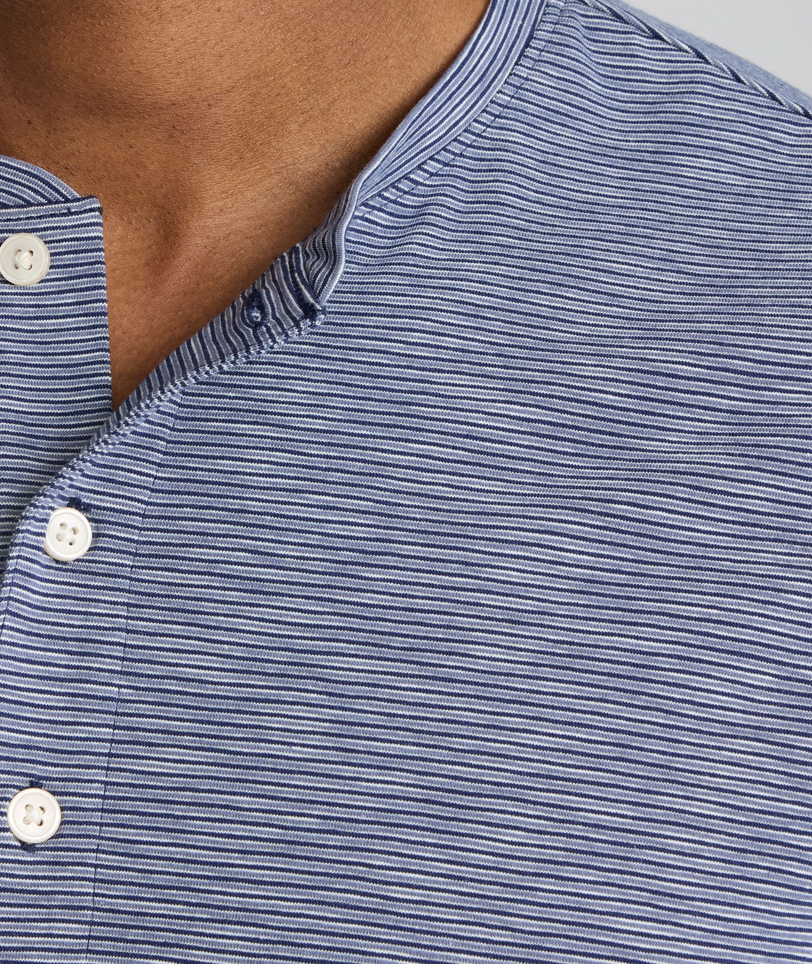 Jersey Slub Short-Sleeve Henley - FINAL SALE - Image 2