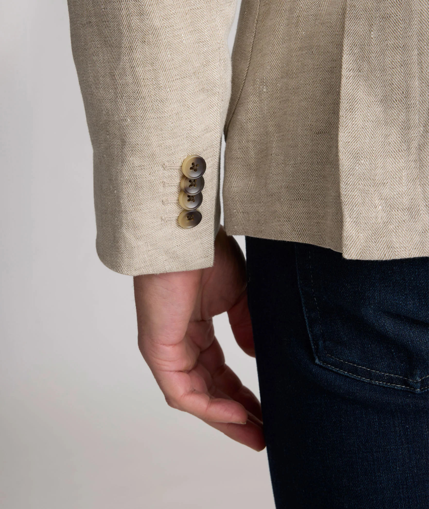 Italian Linen Whittle Sport Coat - FINAL SALE - Image 5